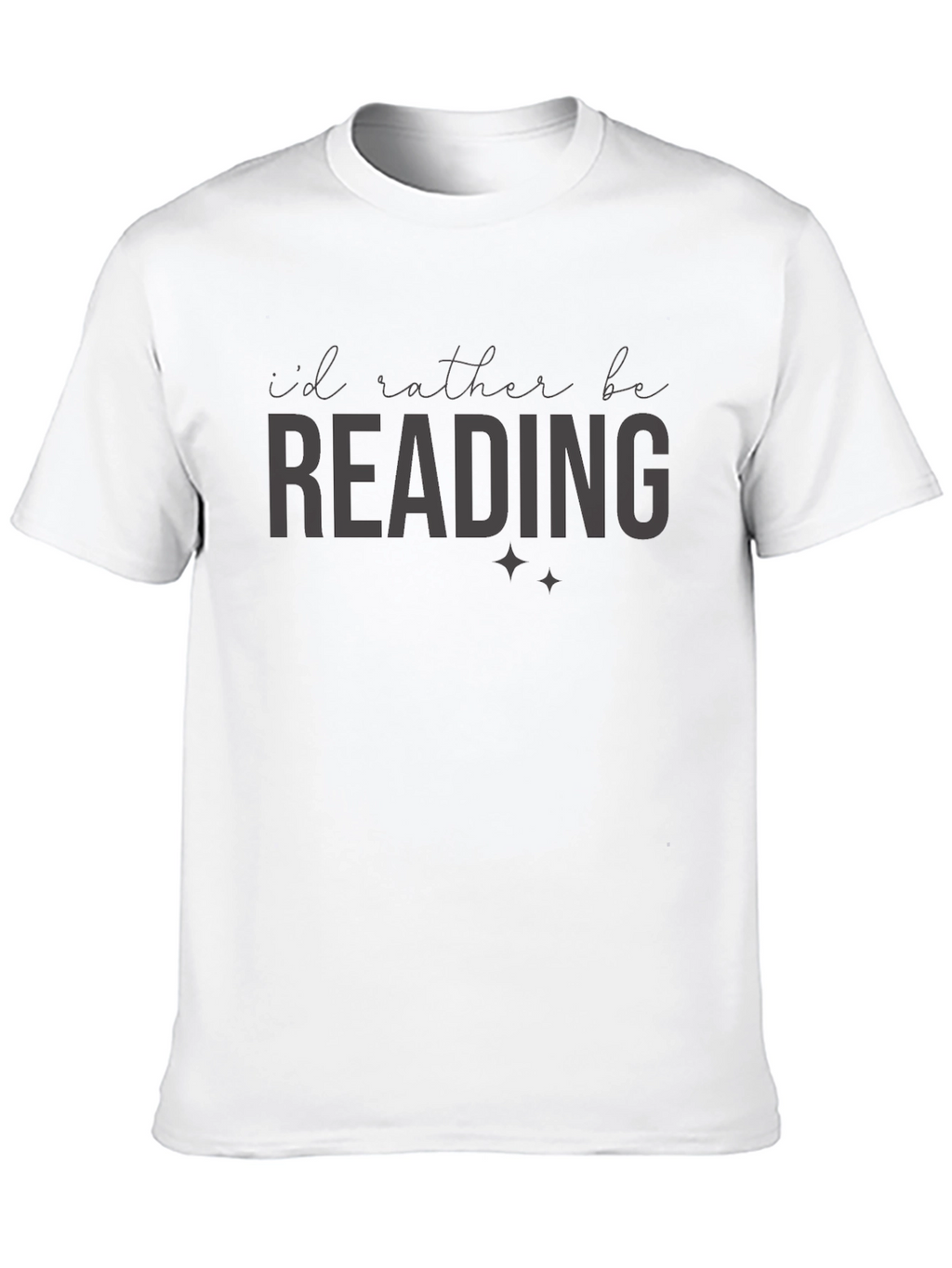 Reading Book Lover T-Shirt - Black Tee