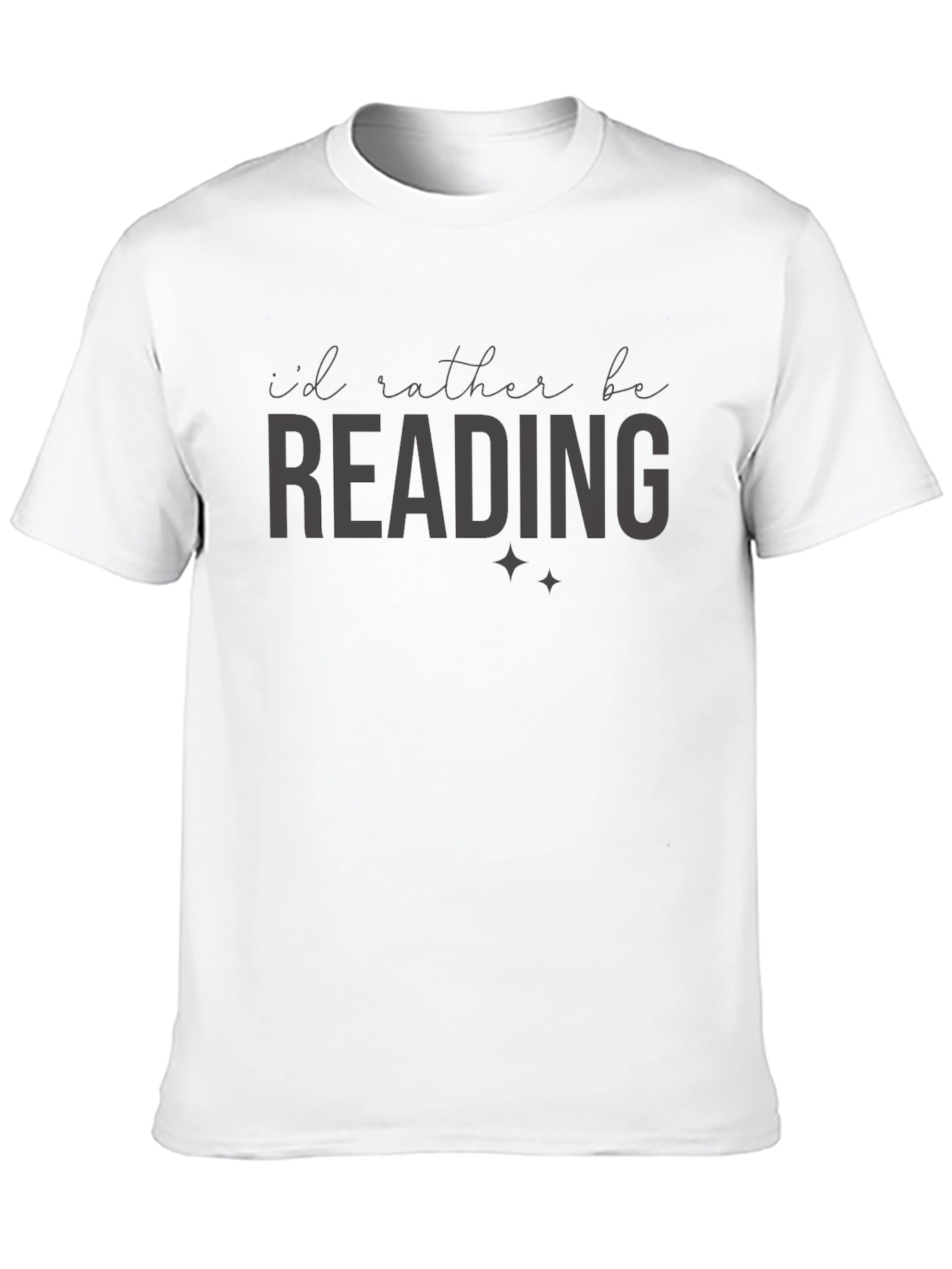 Reading Book Lover T-Shirt - Black Tee