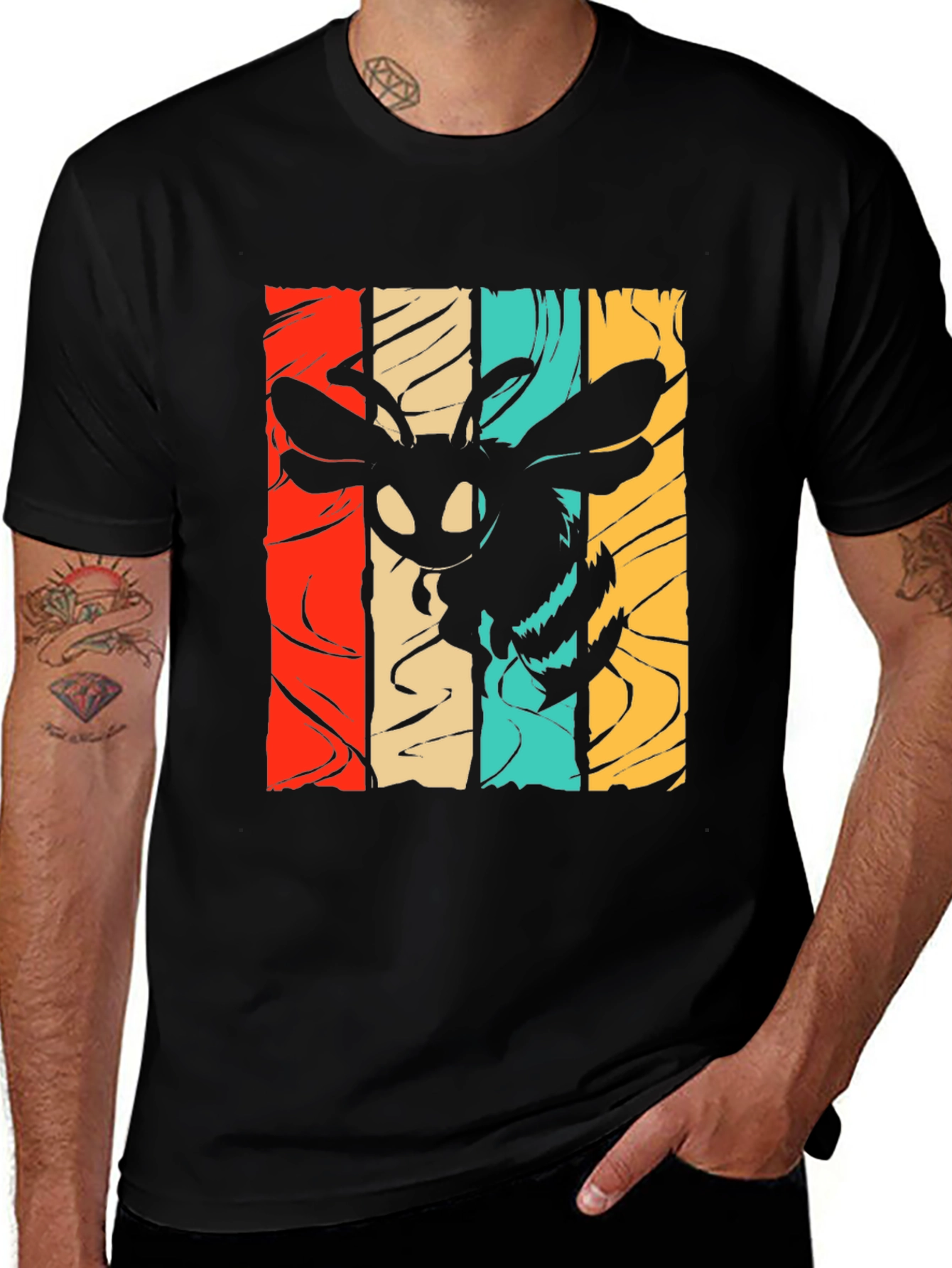 Retro Moth T-Shirt - Vintage Style Graphic Tee