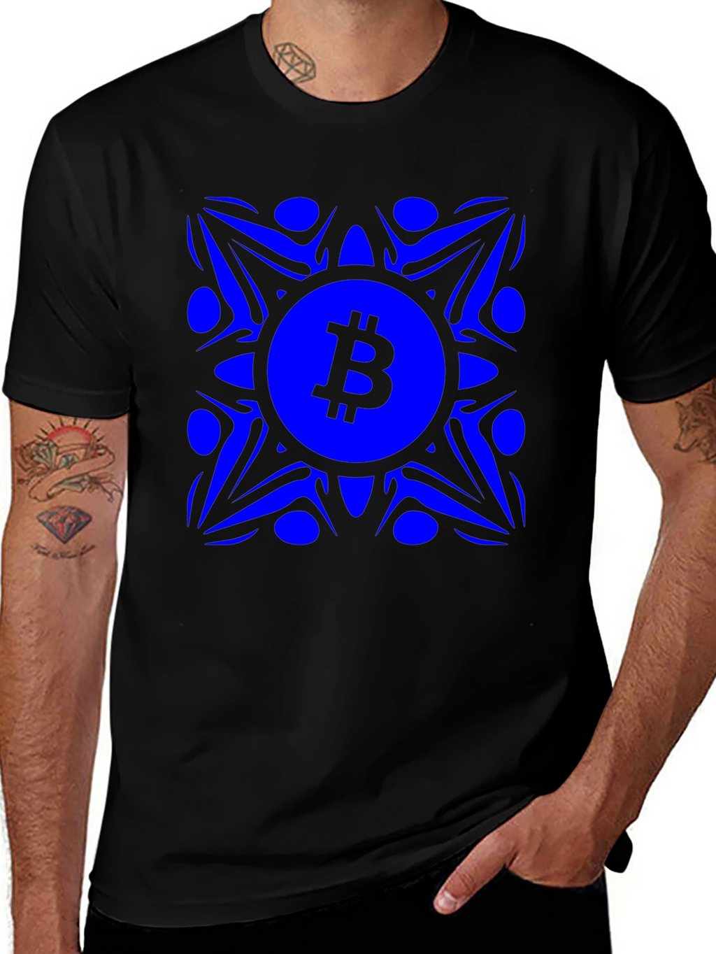 Bitcoin Mandala Graphic Tee