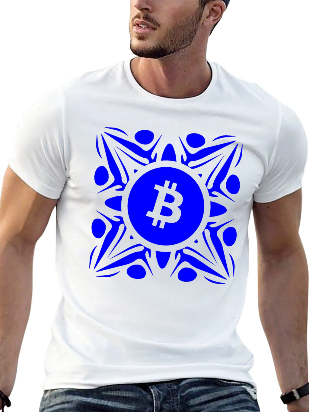 Bitcoin Mandala Graphic Tee