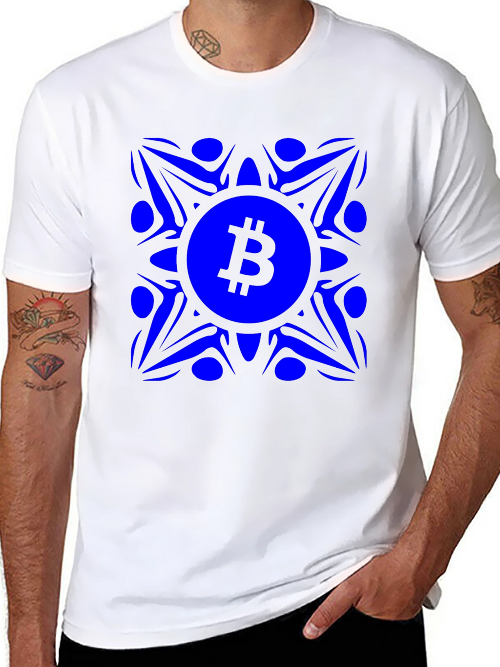 Bitcoin Mandala Graphic Tee