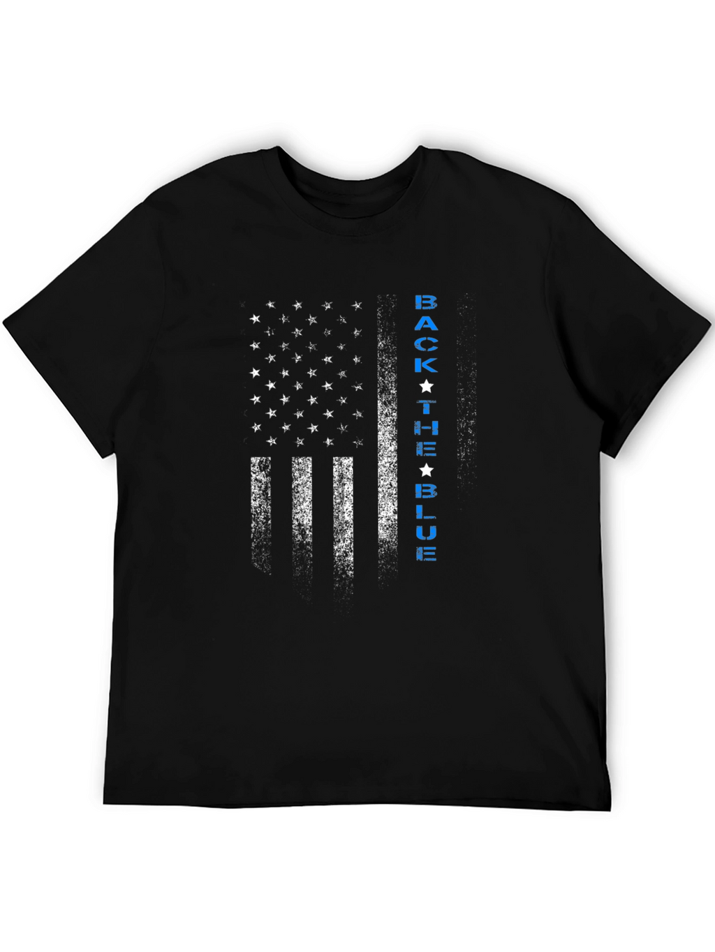 Back the Blue USA Flag T-Shirt