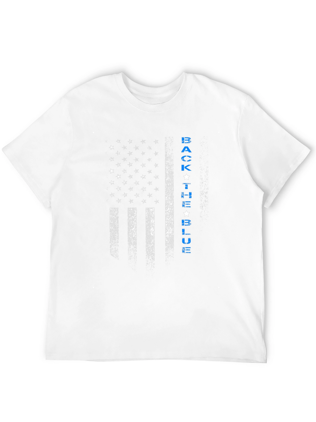 Back the Blue USA Flag T-Shirt