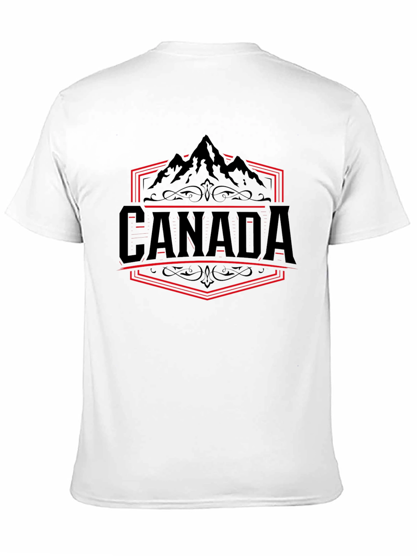 Canada Mountain Graphic Tee - Black