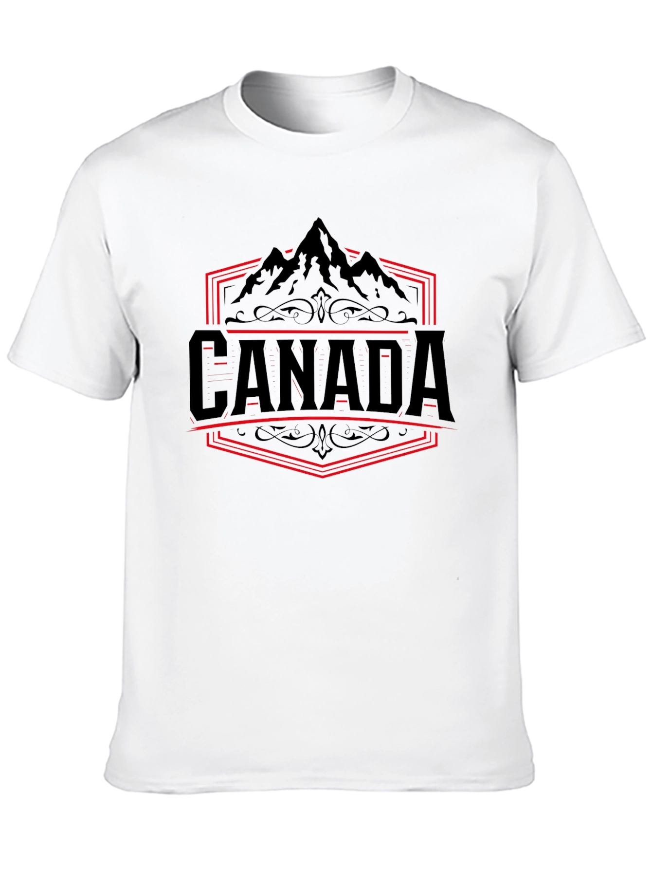 Canada Mountain Graphic Tee - Black