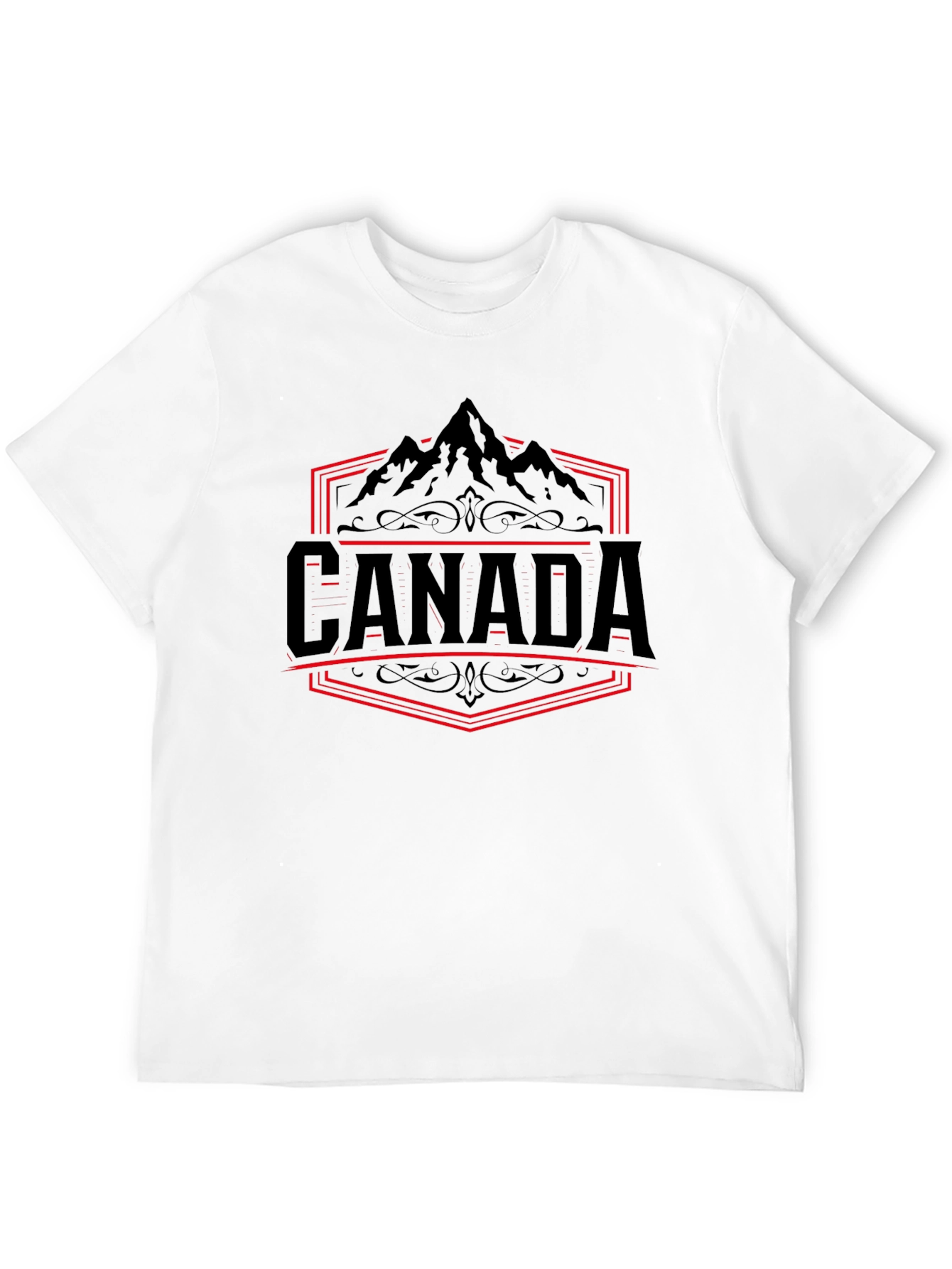 Canada Mountain Graphic Tee - Black