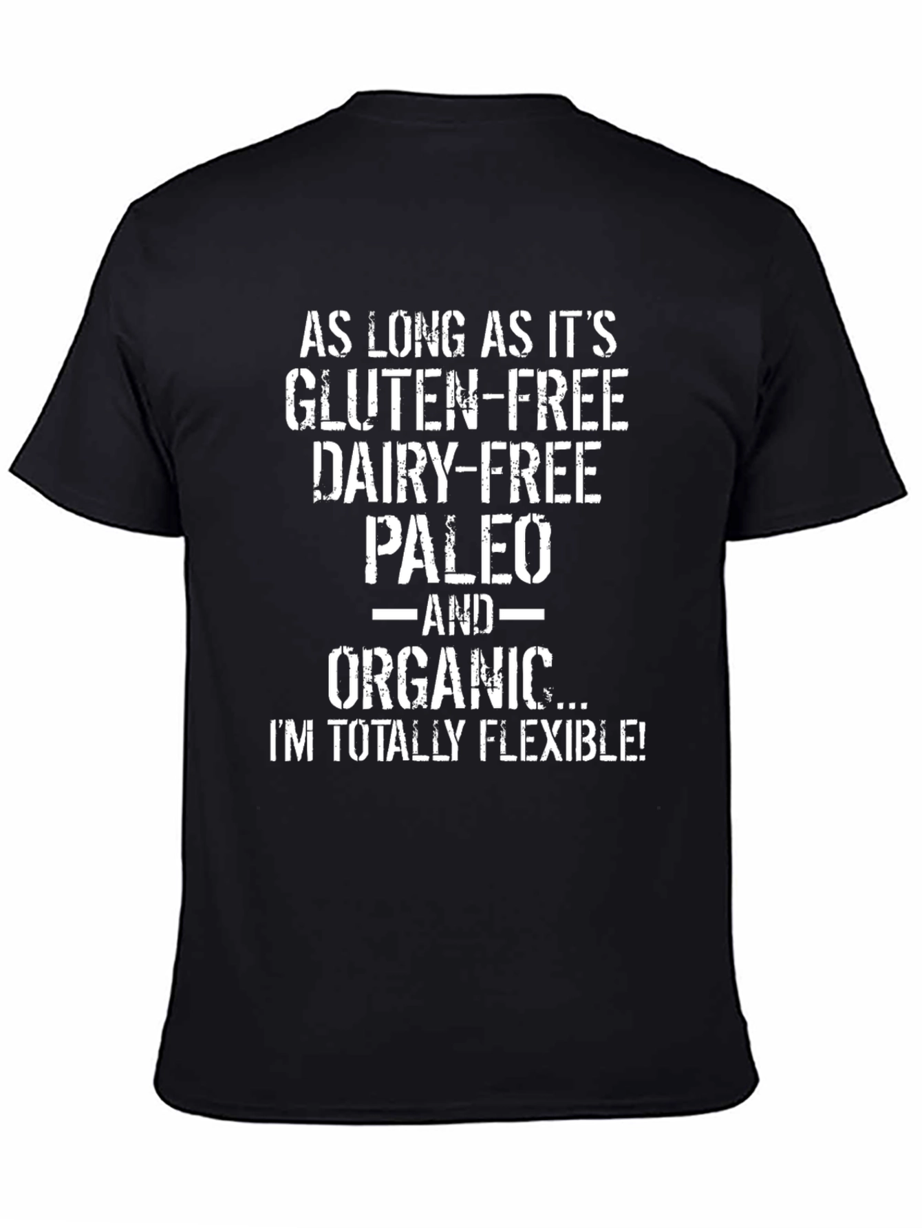 Funny Diet T-Shirt Gluten Dairy Free Paleo Organic