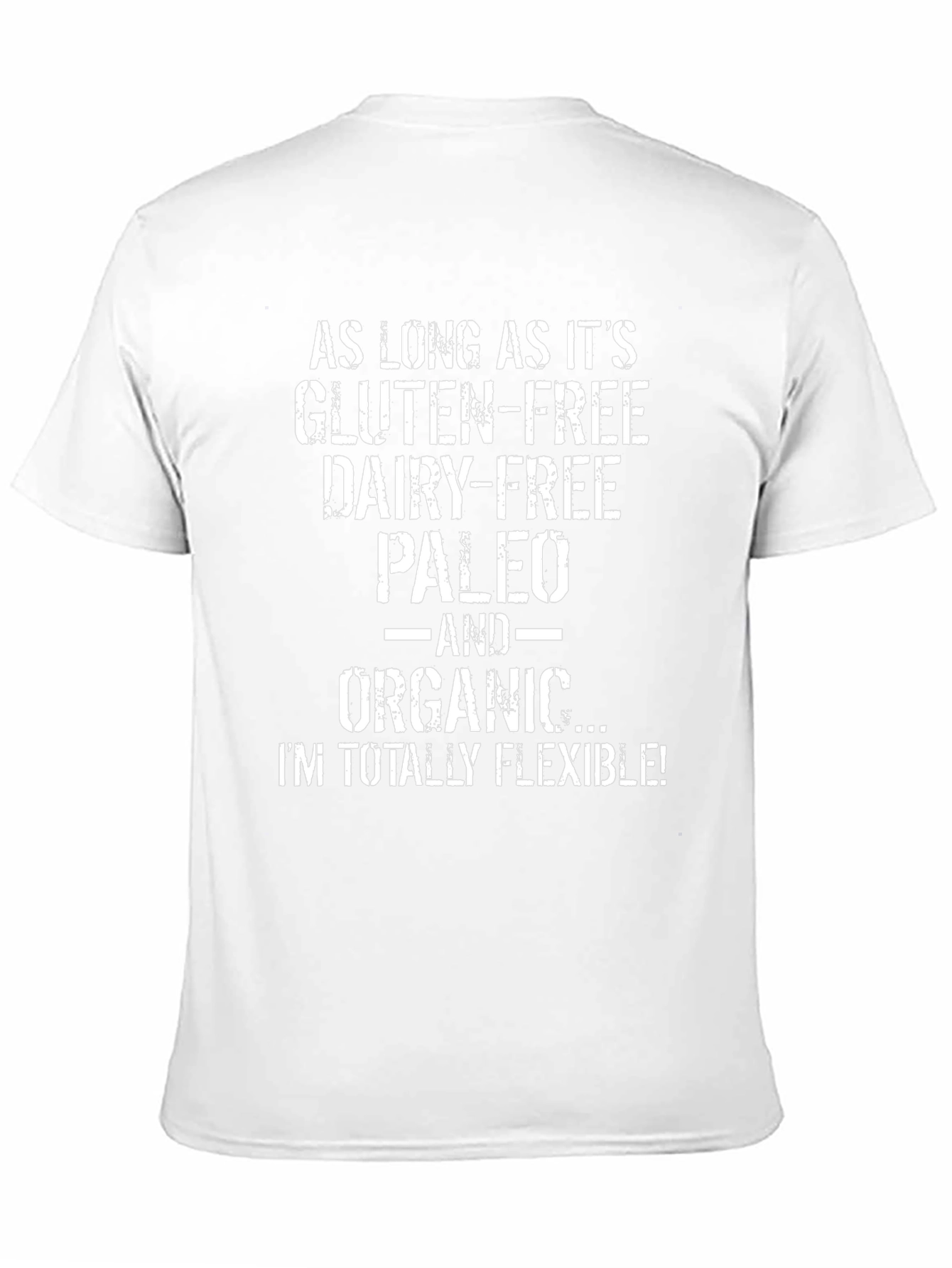 Funny Diet T-Shirt Gluten Dairy Free Paleo Organic