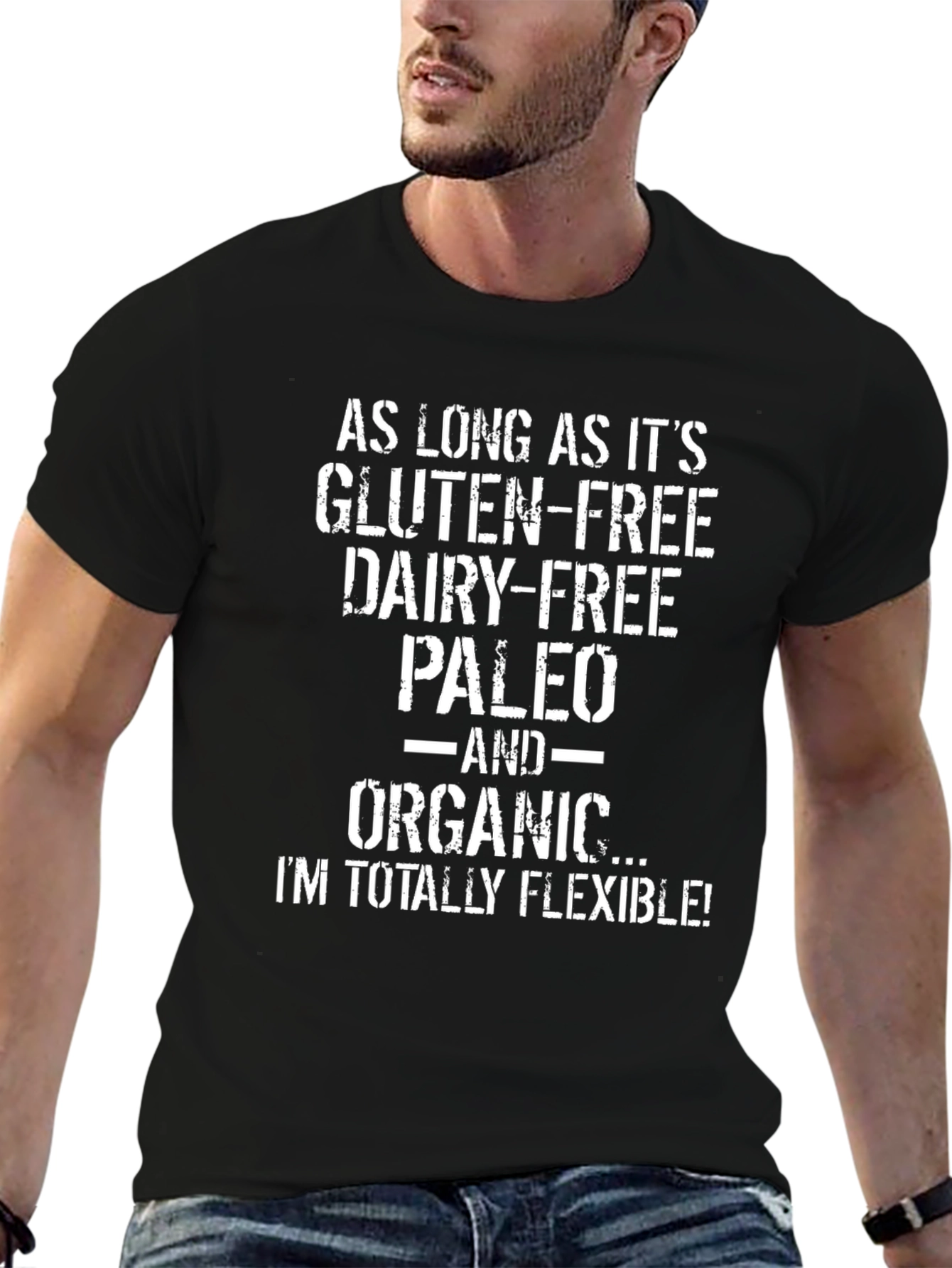 Funny Diet T-Shirt Gluten Dairy Free Paleo Organic