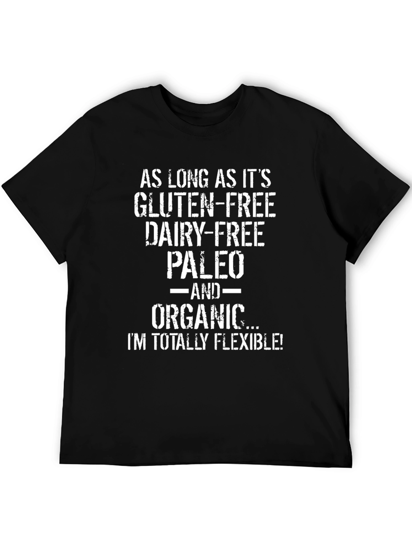 Funny Diet T-Shirt Gluten Dairy Free Paleo Organic