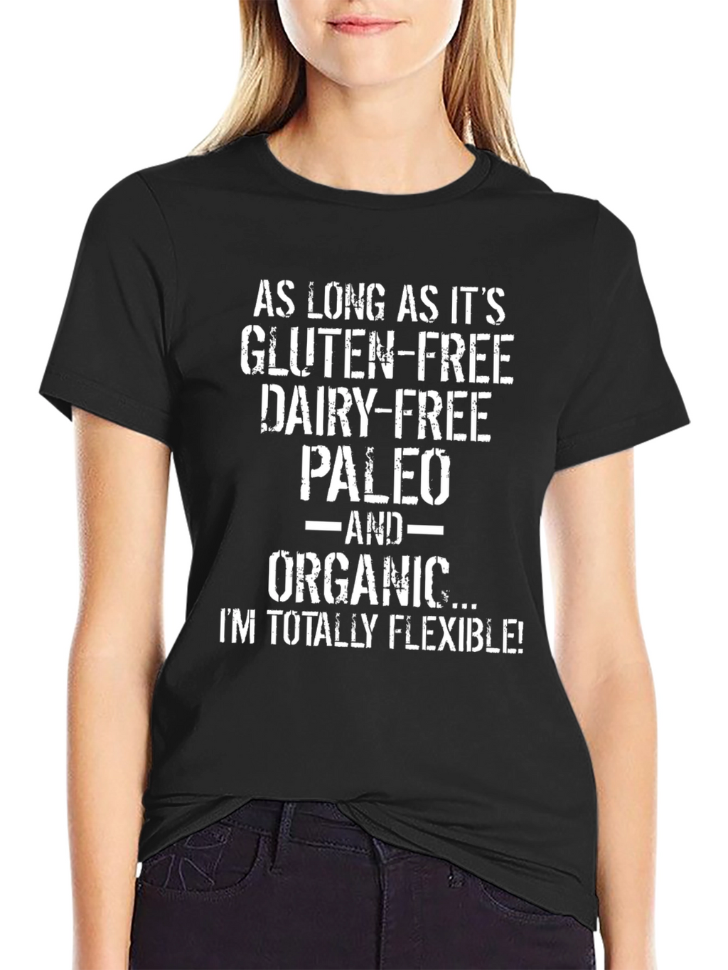 Funny Diet T-Shirt Gluten Dairy Free Paleo Organic