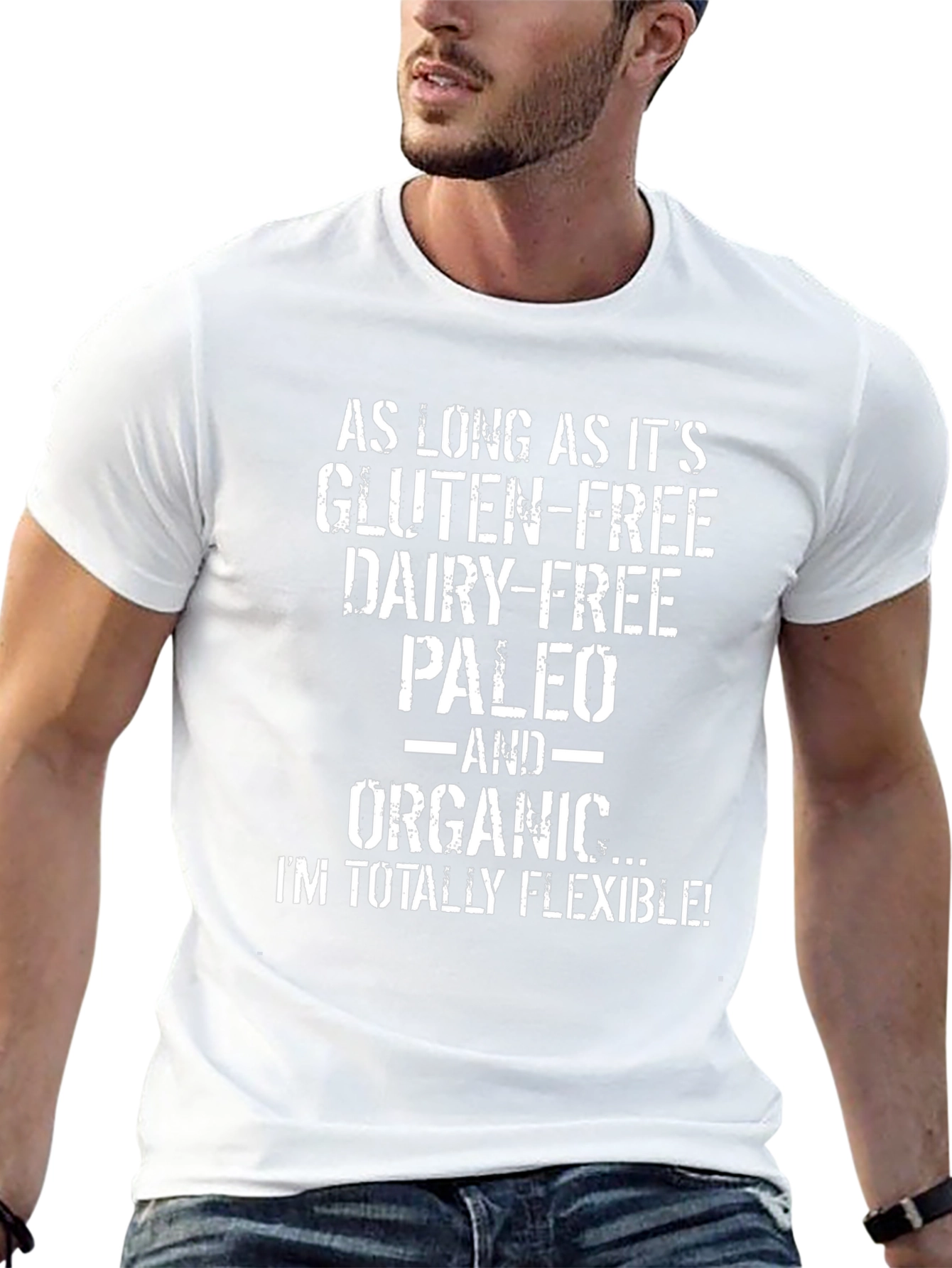 Funny Diet T-Shirt Gluten Dairy Free Paleo Organic