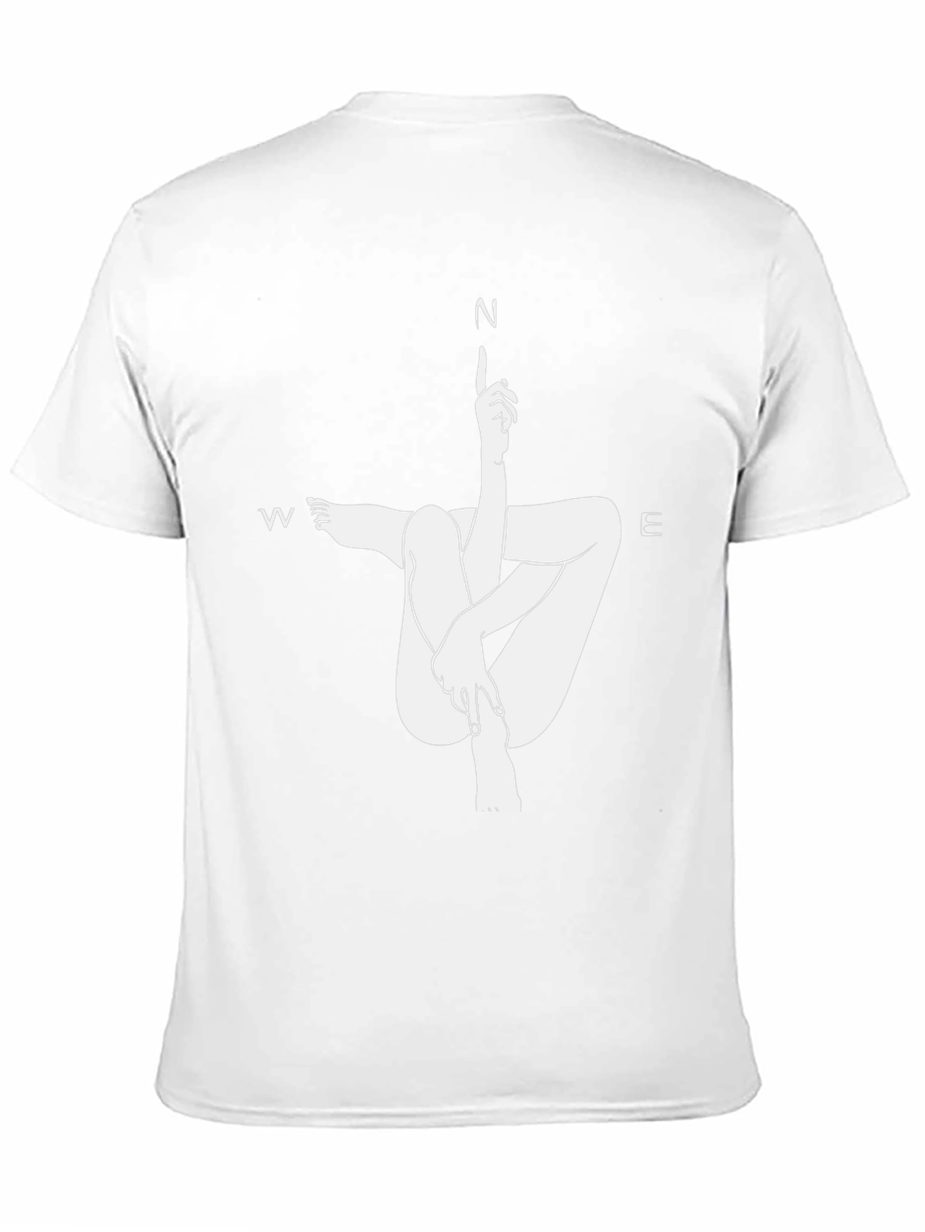 Unique Compass Direction Graphic Tee