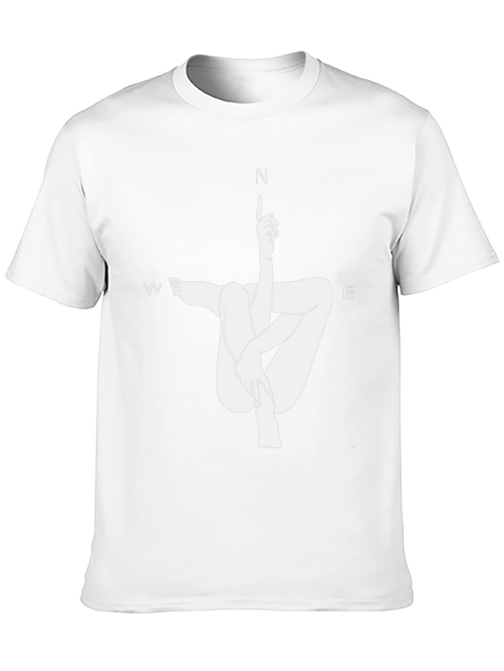 Unique Compass Direction Graphic Tee