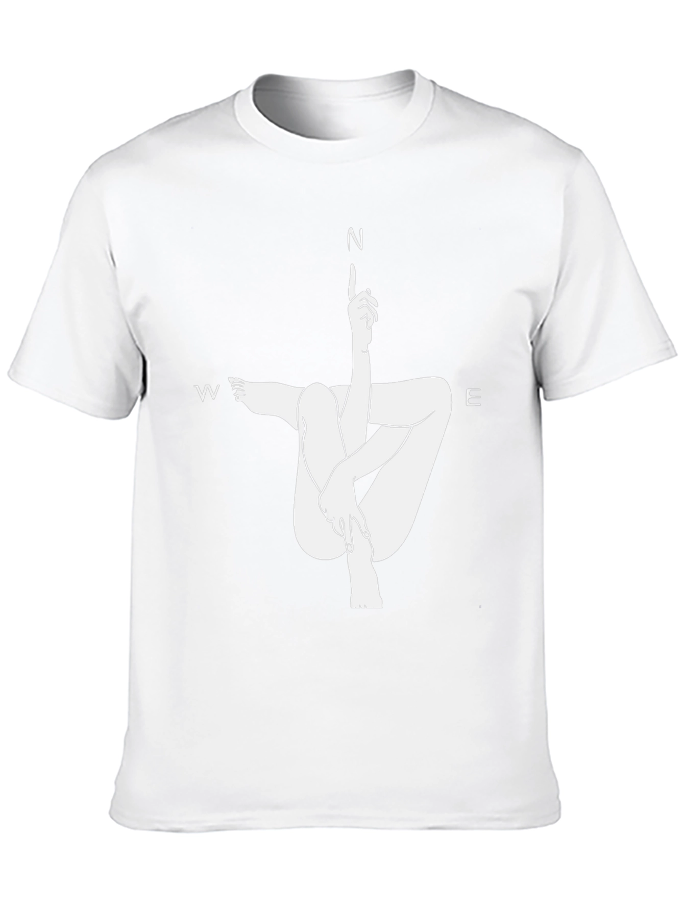 Unique Compass Direction Graphic Tee