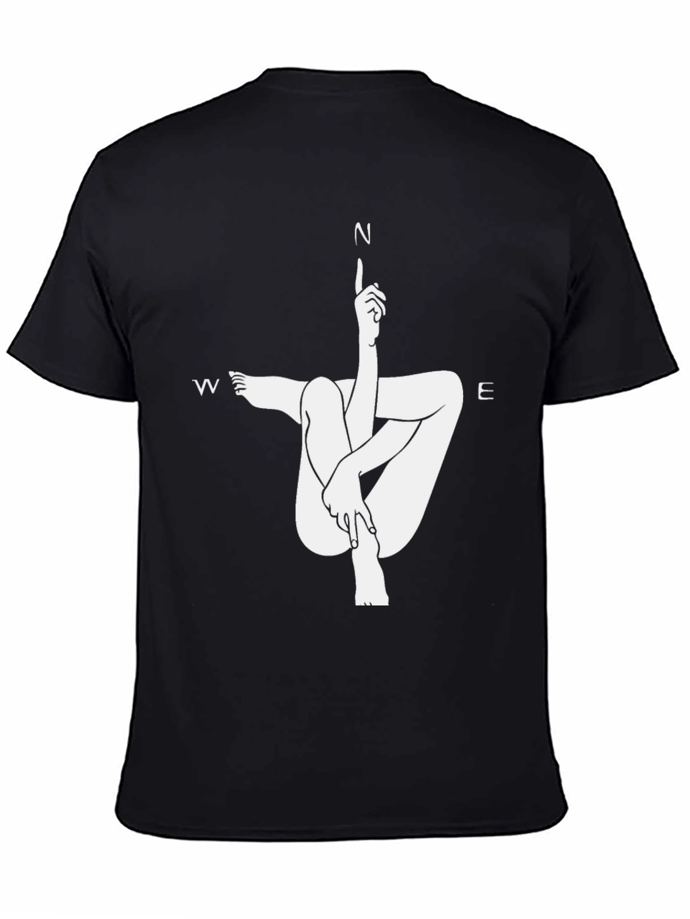 Unique Compass Direction Graphic Tee