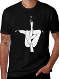 Unique Compass Direction Graphic Tee