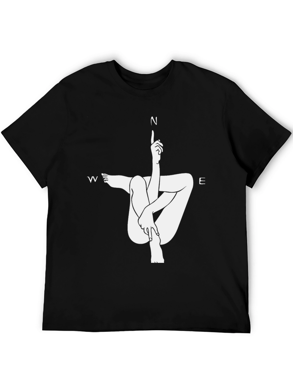 Unique Compass Direction Graphic Tee