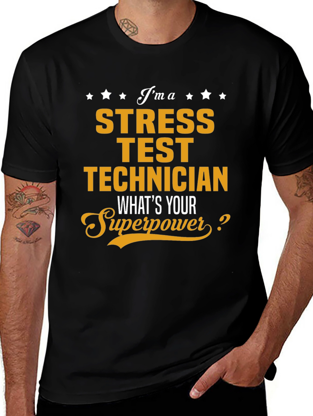 Stress Test Technician Superpower T-Shirt