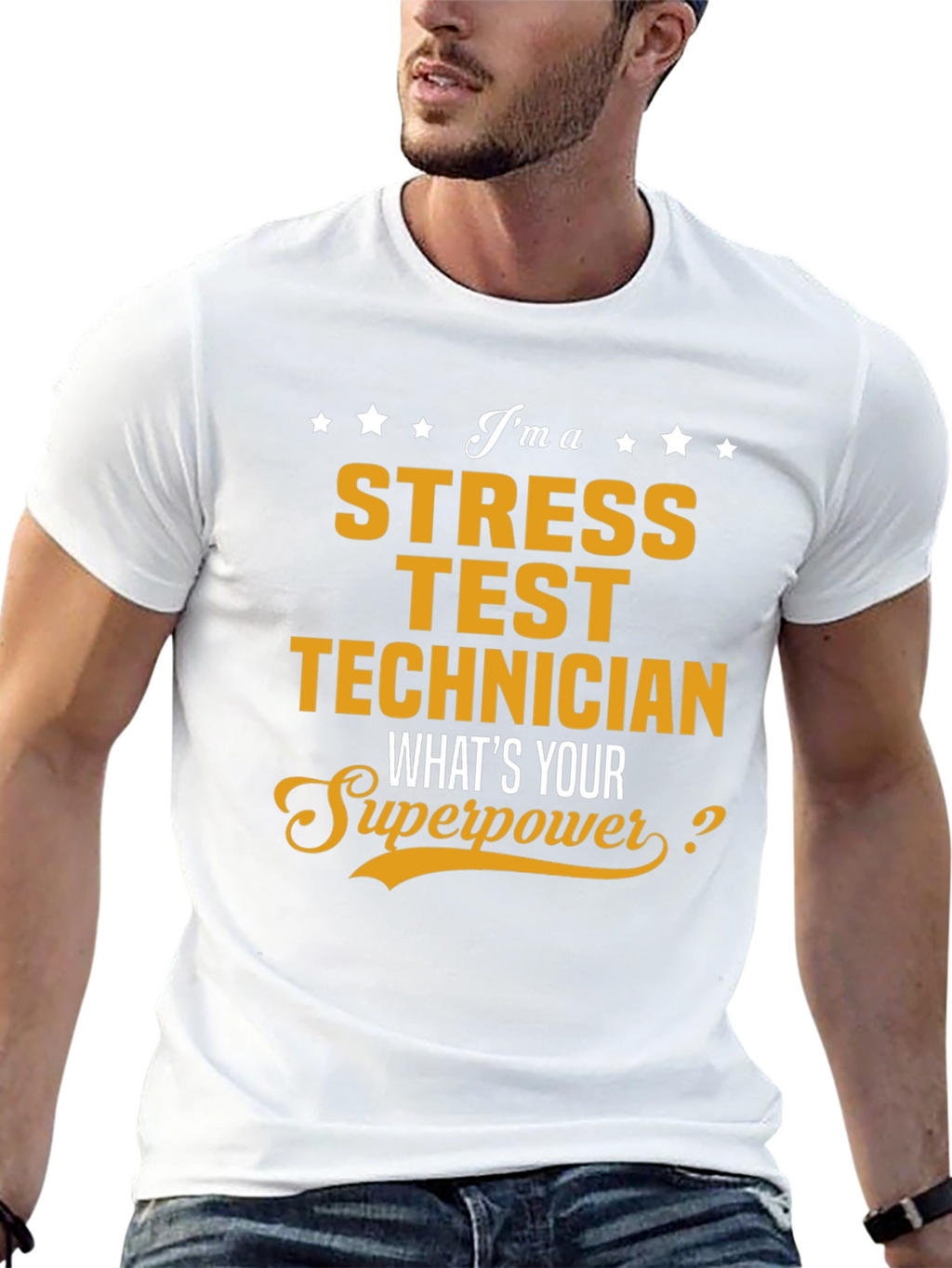 Stress Test Technician Superpower T-Shirt