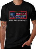 Hand Sanitizer 2020 Keep America Safe Graphic Tee