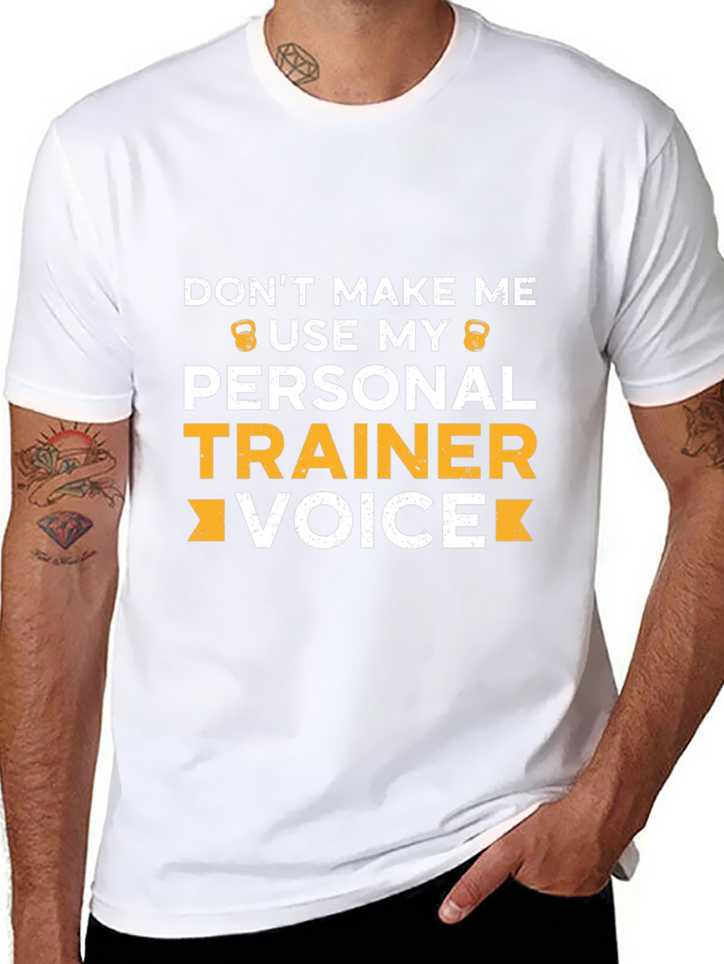 Funny Personal Trainer Voice Graphic T-Shirt