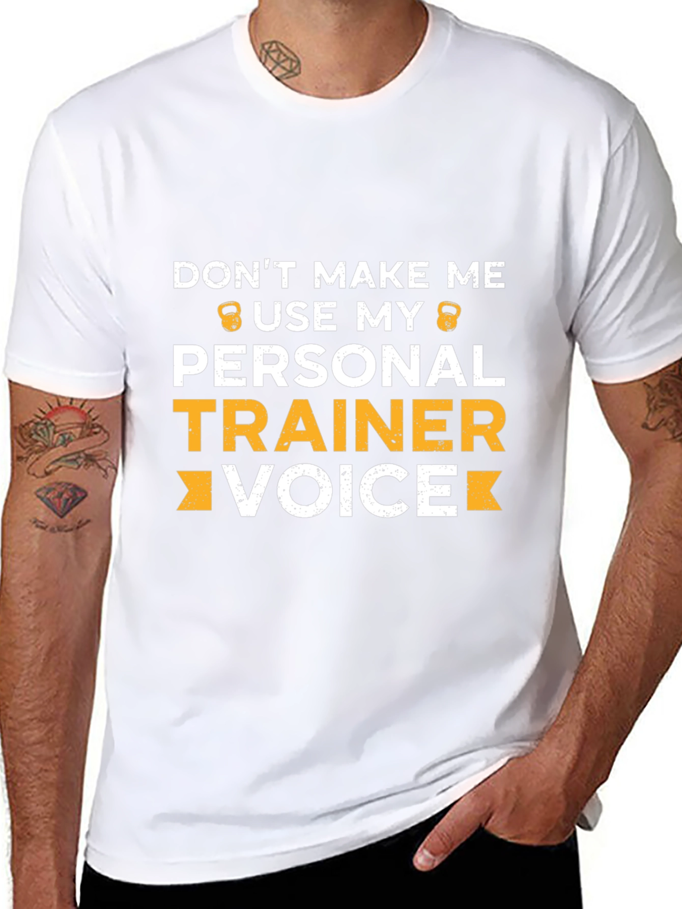 Funny Personal Trainer Voice Graphic T-Shirt