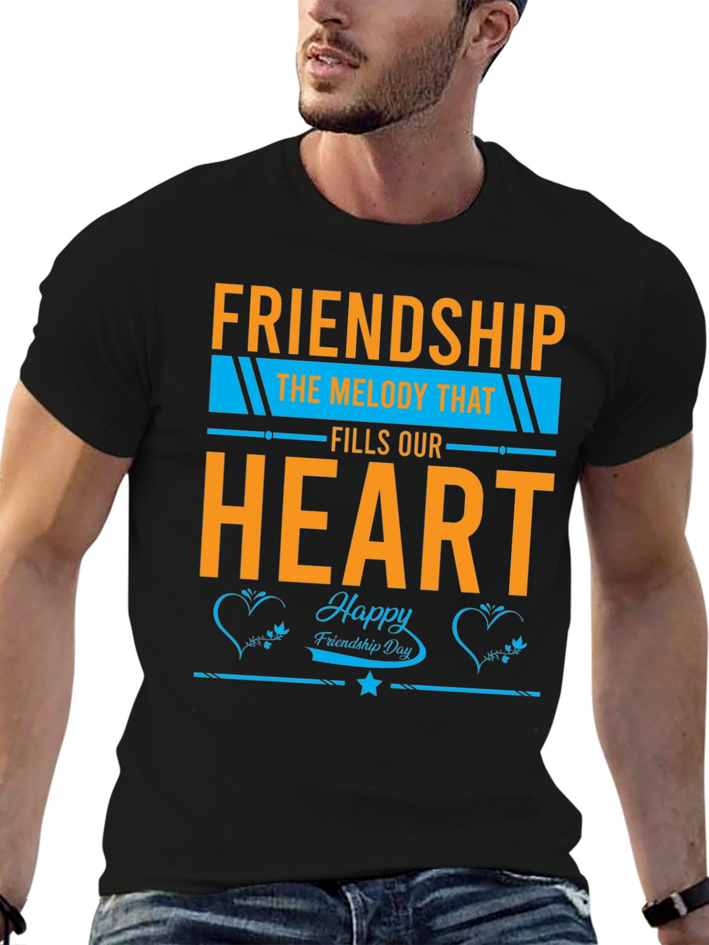 Friendship Day Graphic Print T-Shirt