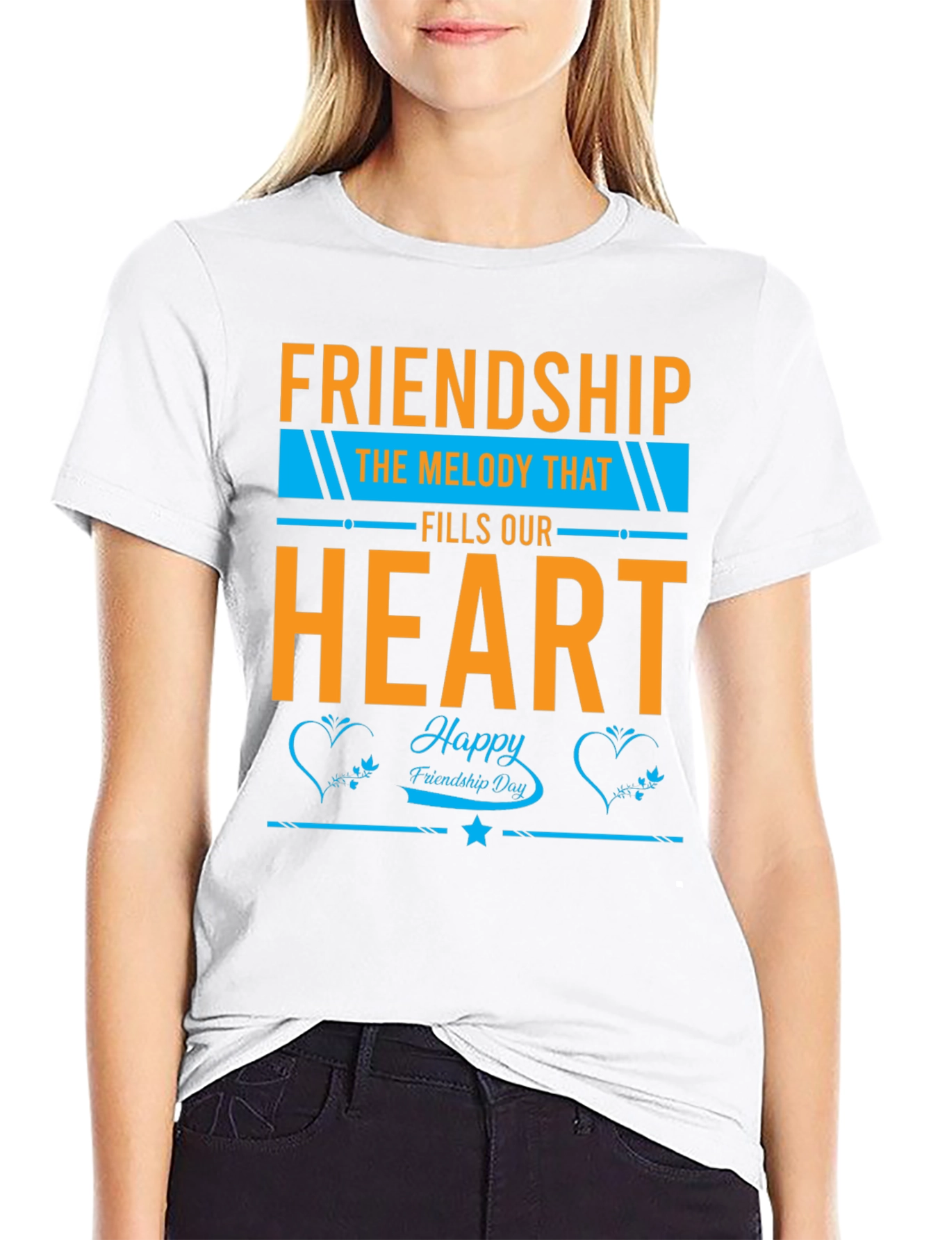 Friendship Day Graphic Print T-Shirt