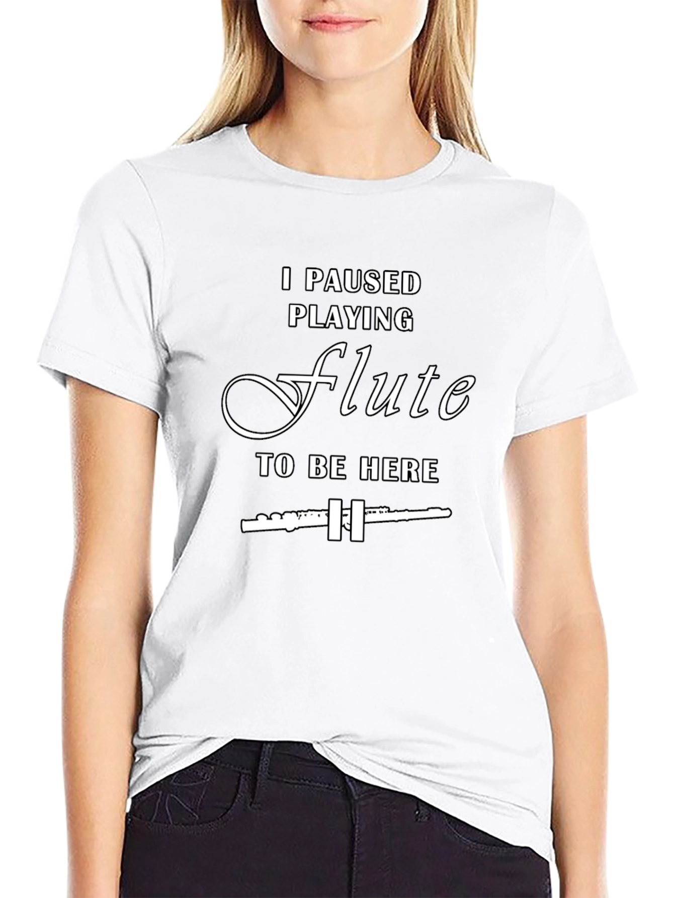 Funny Flute Player T-Shirt