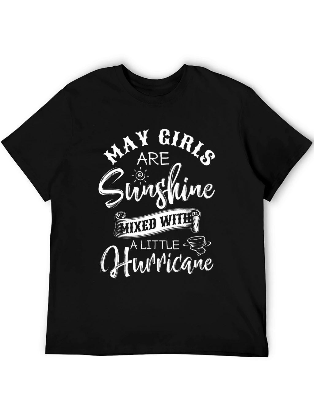 May Girls Sunshine and Hurricane Graphic Tee
