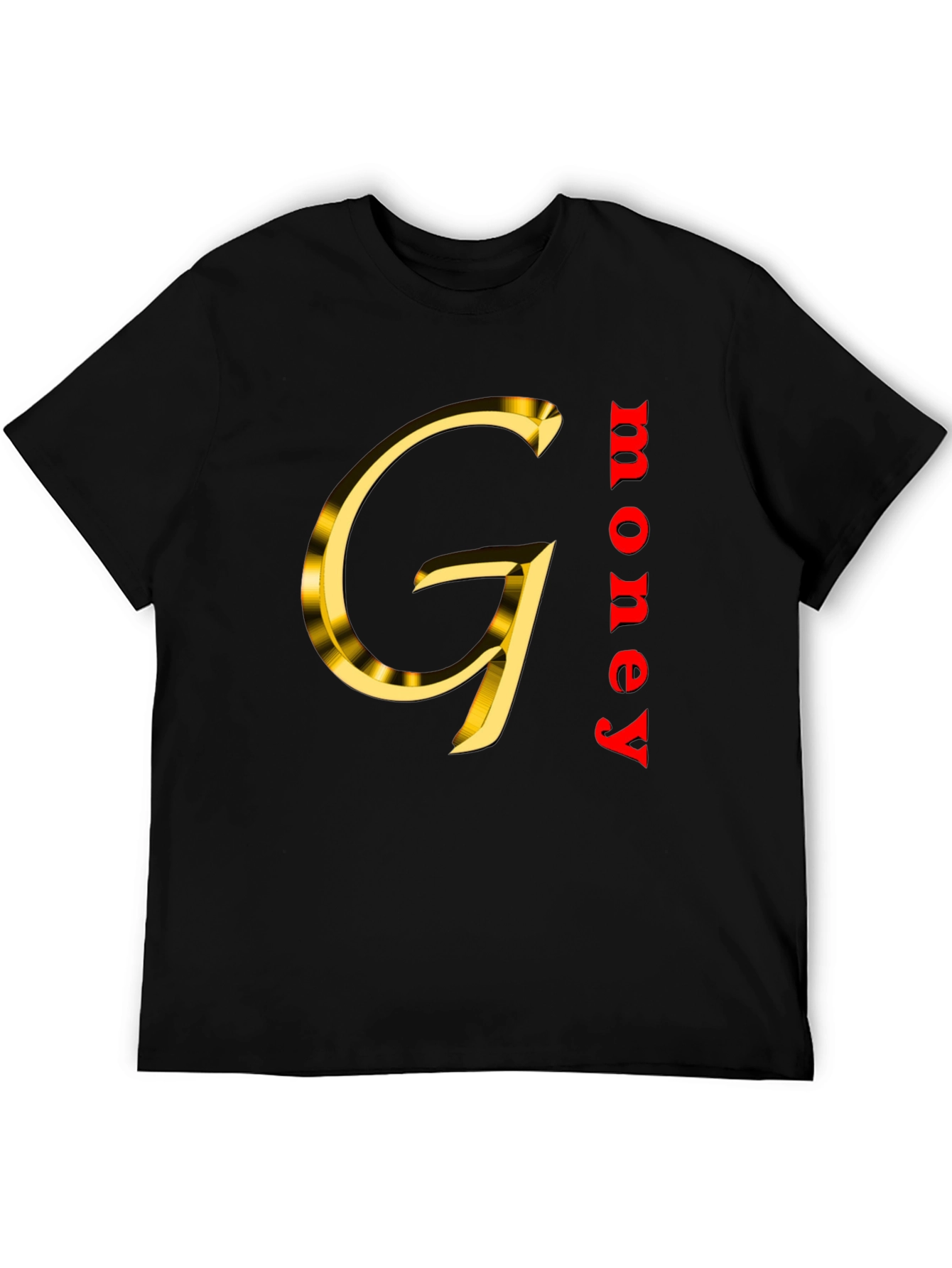 Gold G Money Black T-Shirt