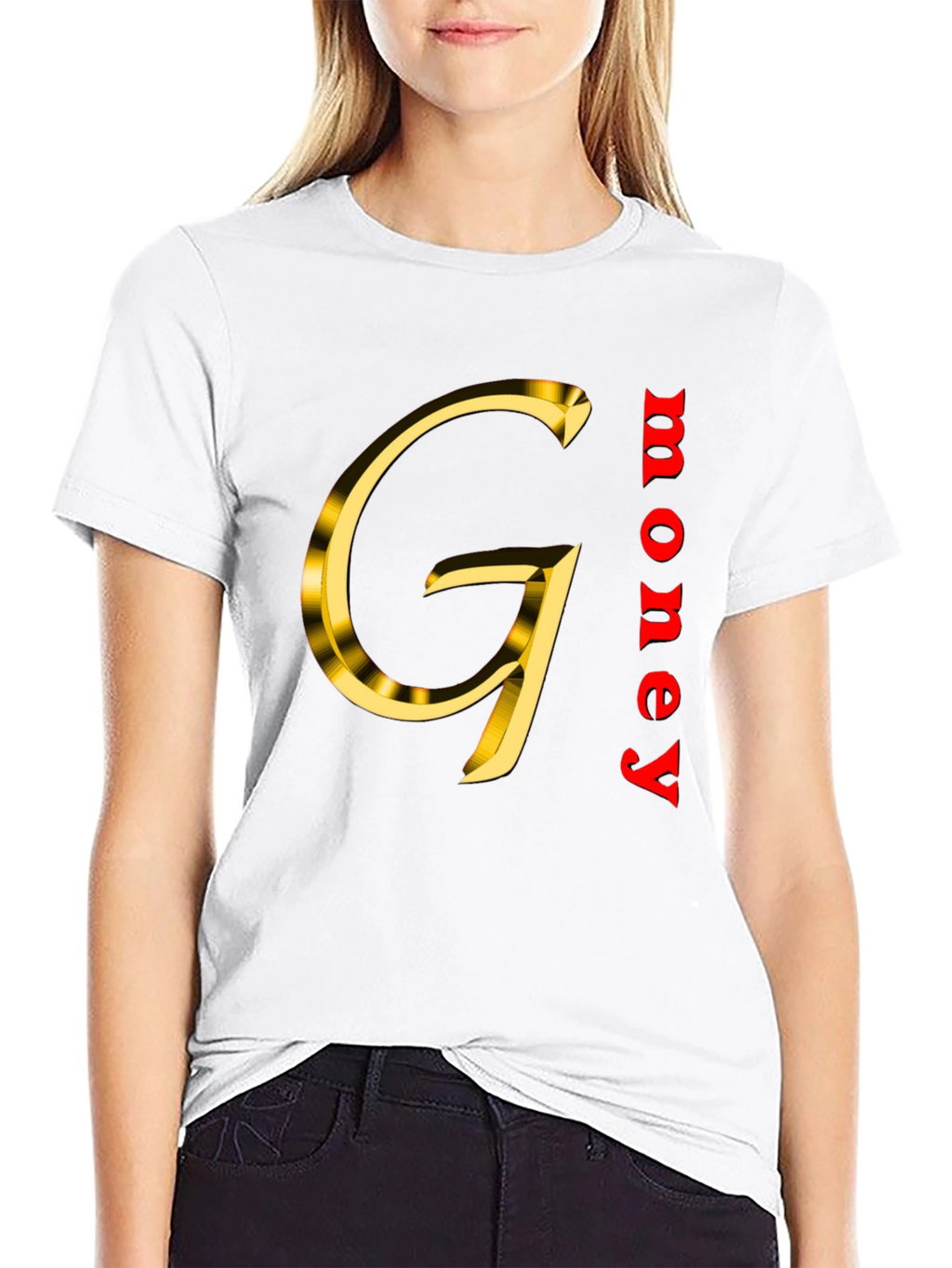 Gold G Money Black T-Shirt