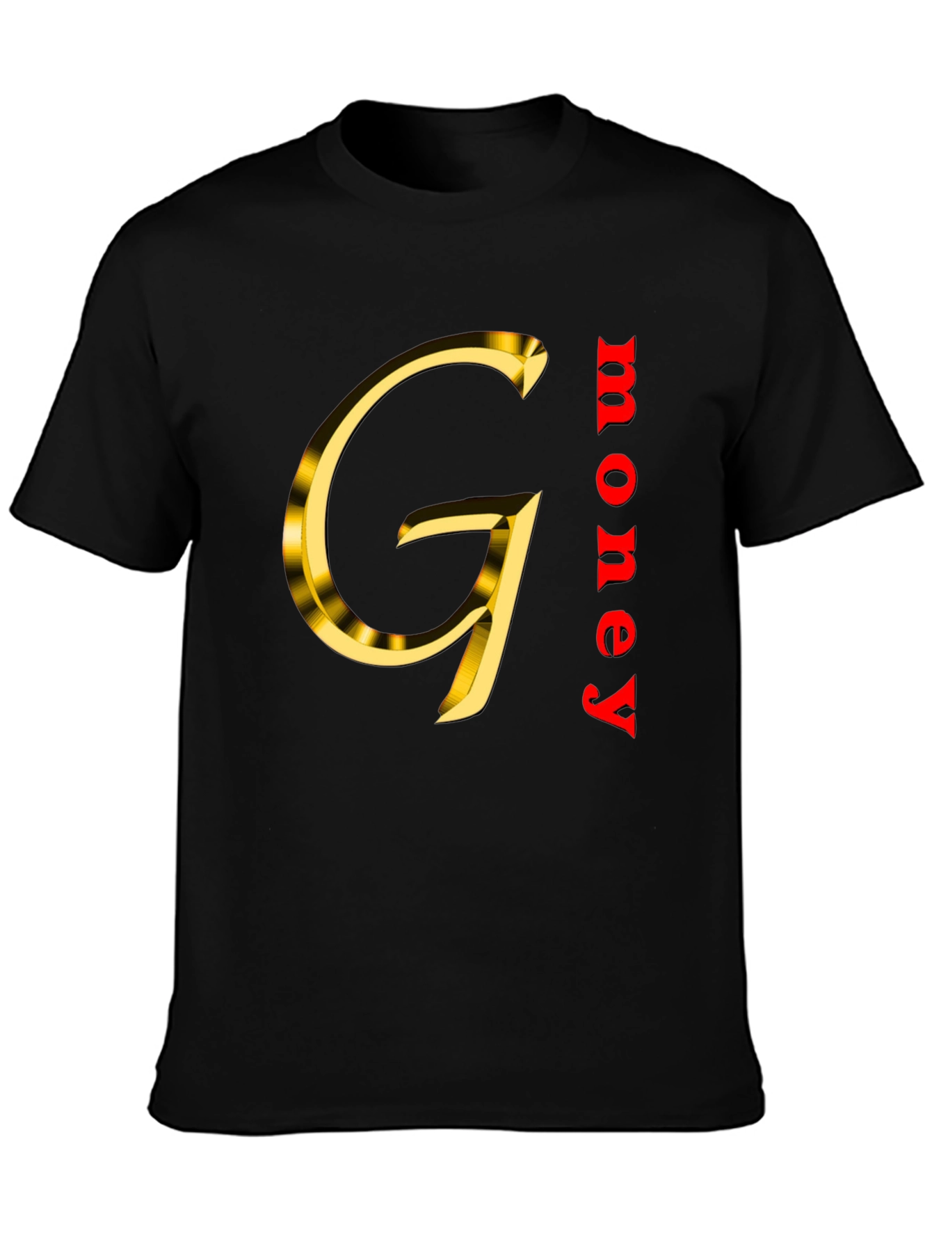 Gold G Money Black T-Shirt