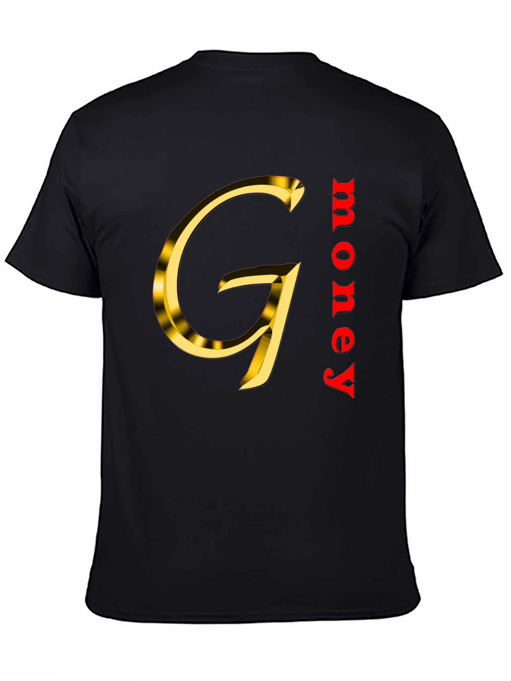 Gold G Money Black T-Shirt