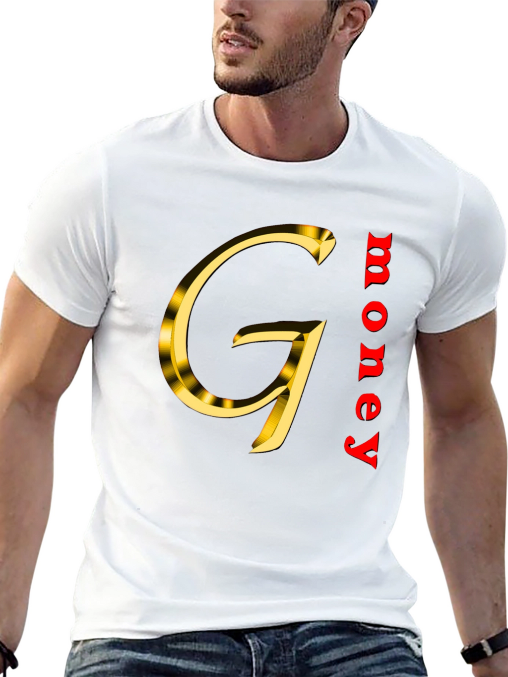 Gold G Money Black T-Shirt