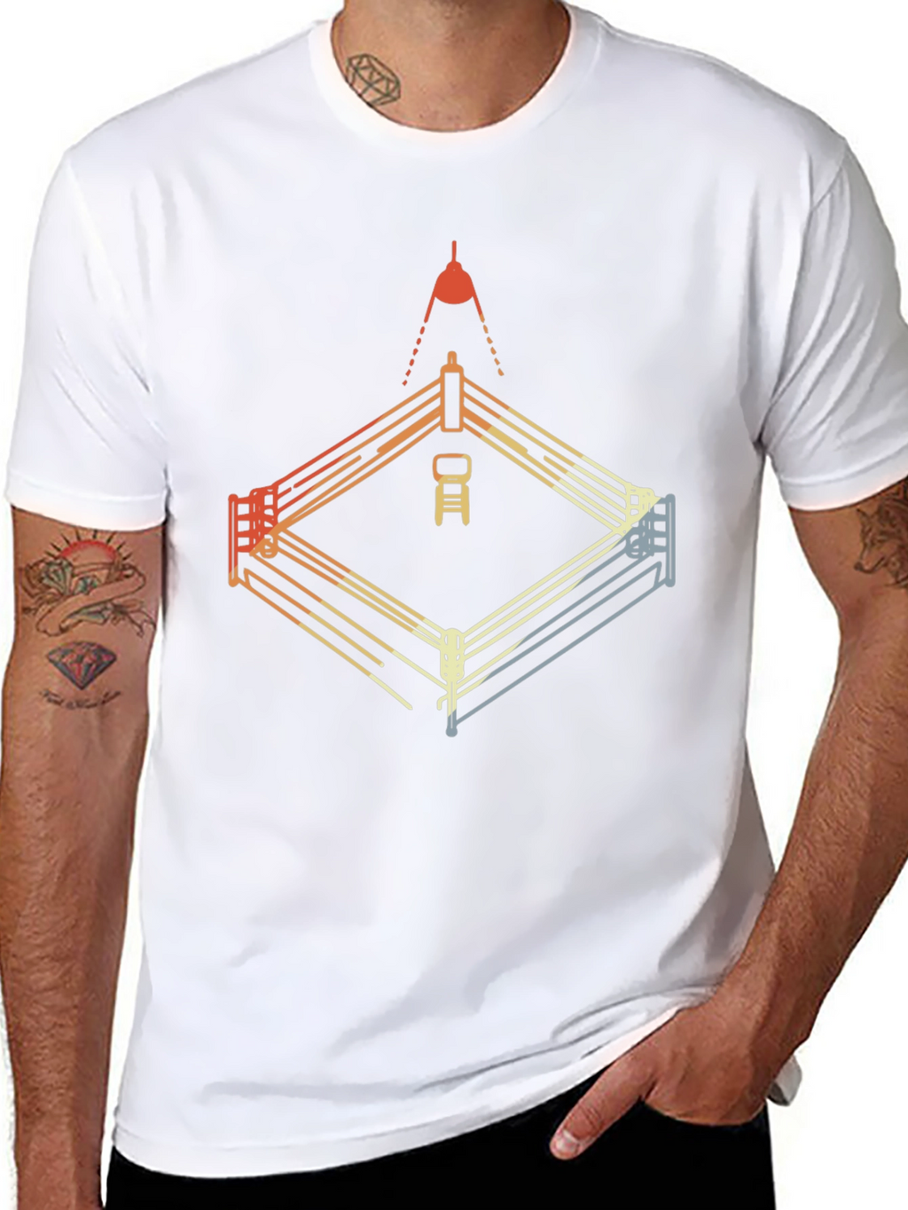 Boxing Ring Graphic Tee - Stylish & Unique Design