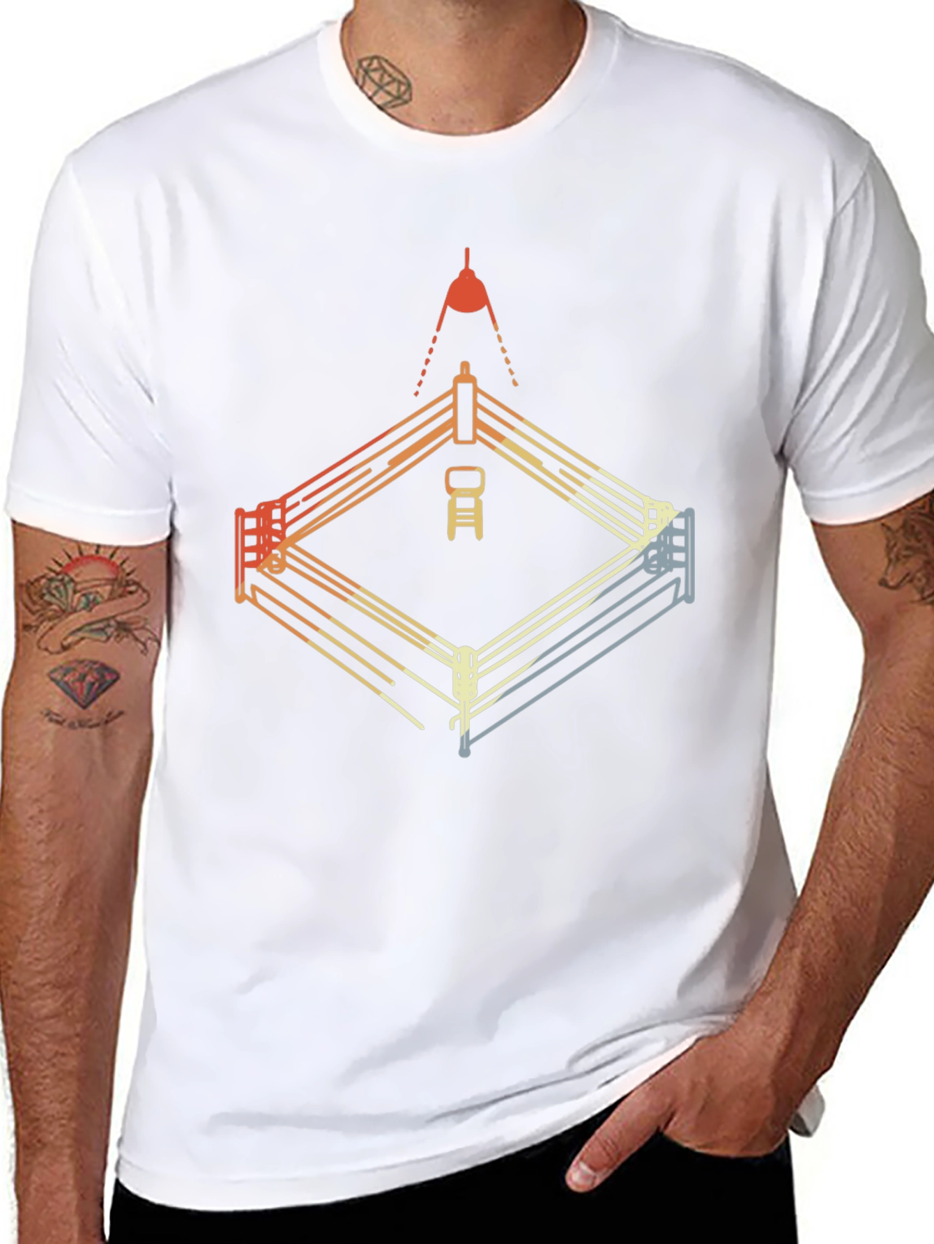 Boxing Ring Graphic Tee - Stylish & Unique Design
