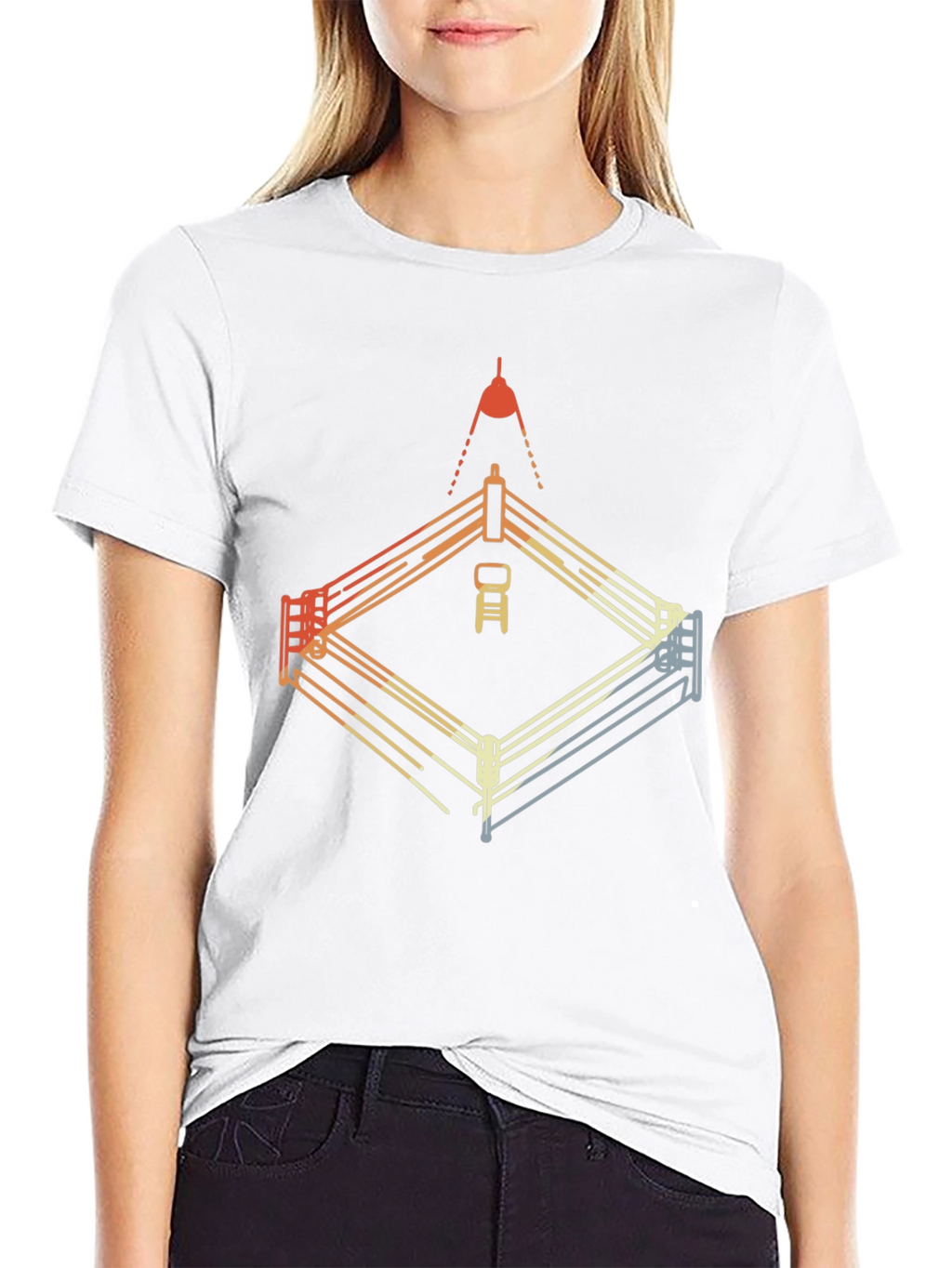 Boxing Ring Graphic Tee - Stylish & Unique Design