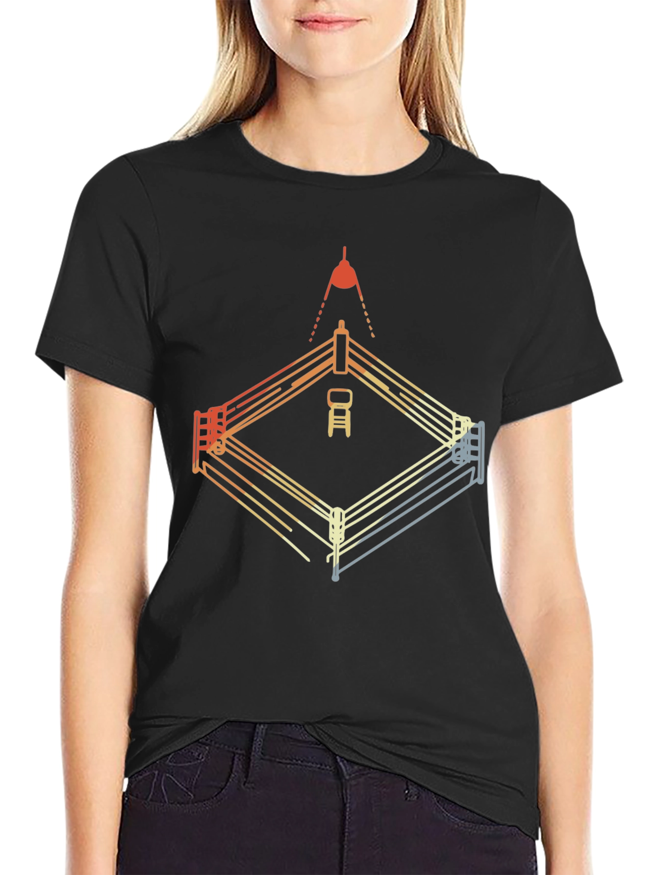 Boxing Ring Graphic Tee - Stylish & Unique Design