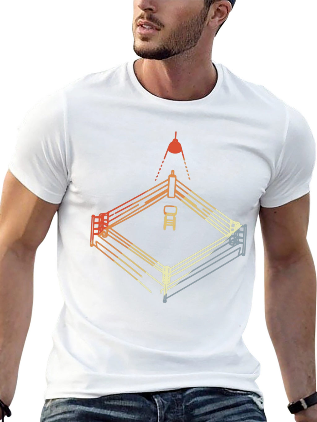 Boxing Ring Graphic Tee - Stylish & Unique Design
