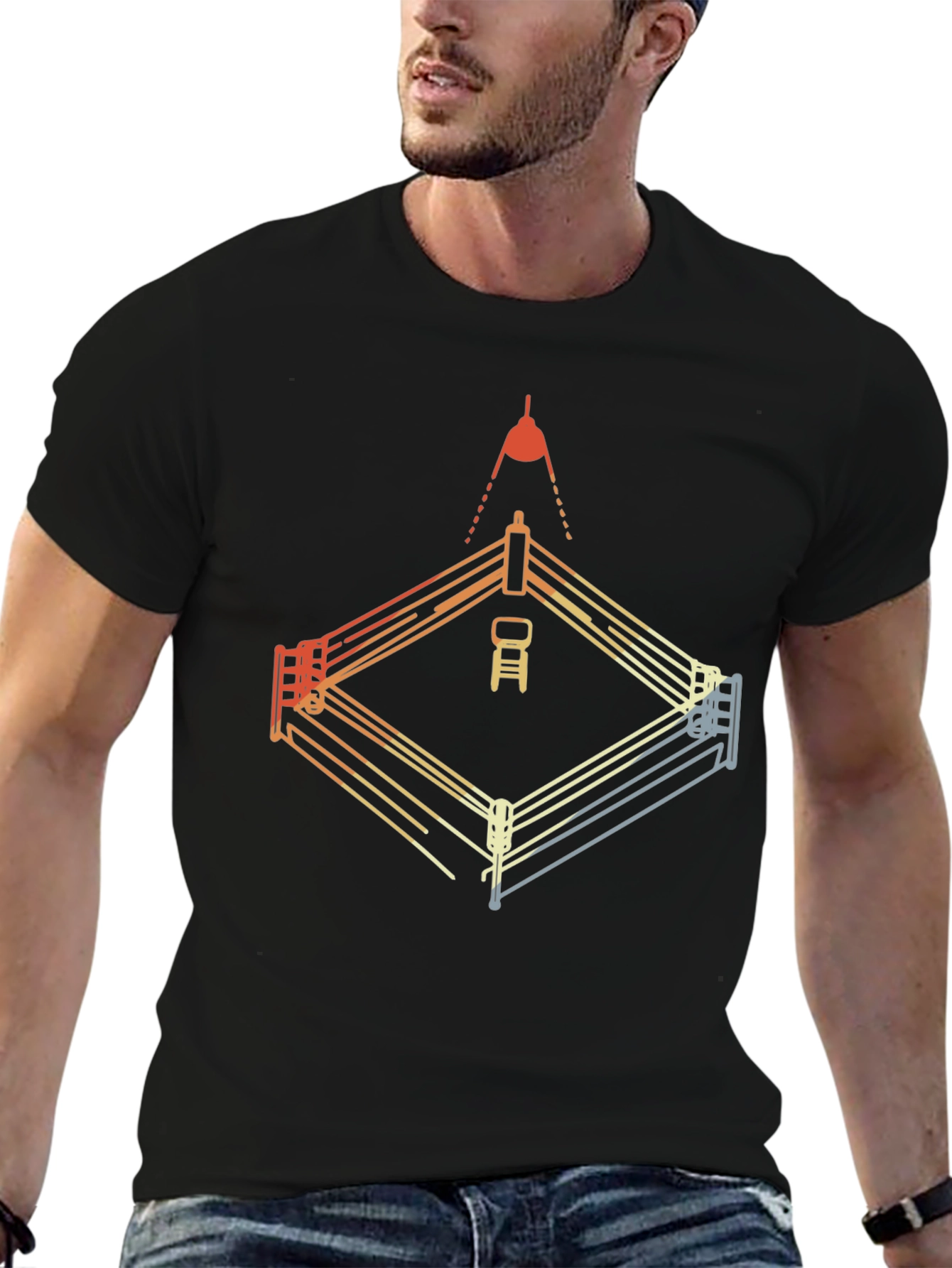Boxing Ring Graphic Tee - Stylish & Unique Design