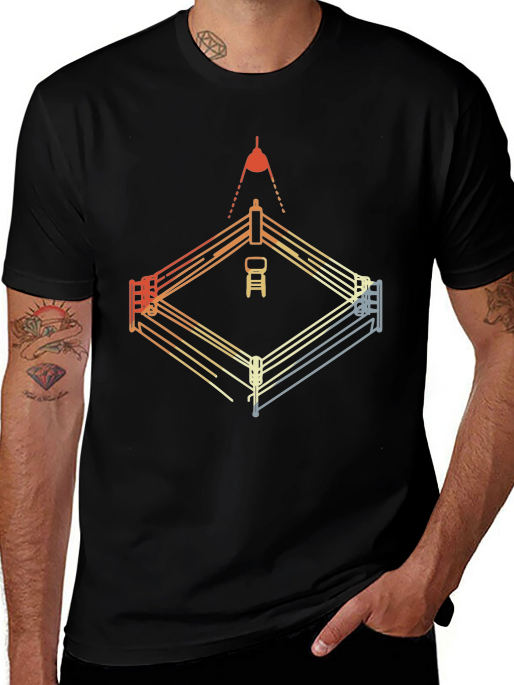 Boxing Ring Graphic Tee - Stylish & Unique Design