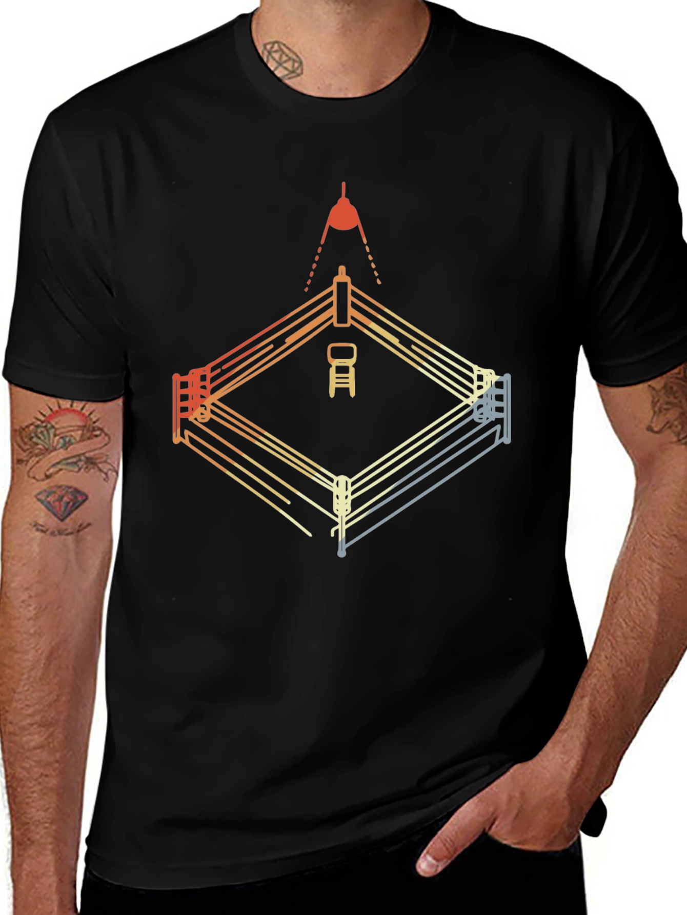 Boxing Ring Graphic Tee - Stylish & Unique Design