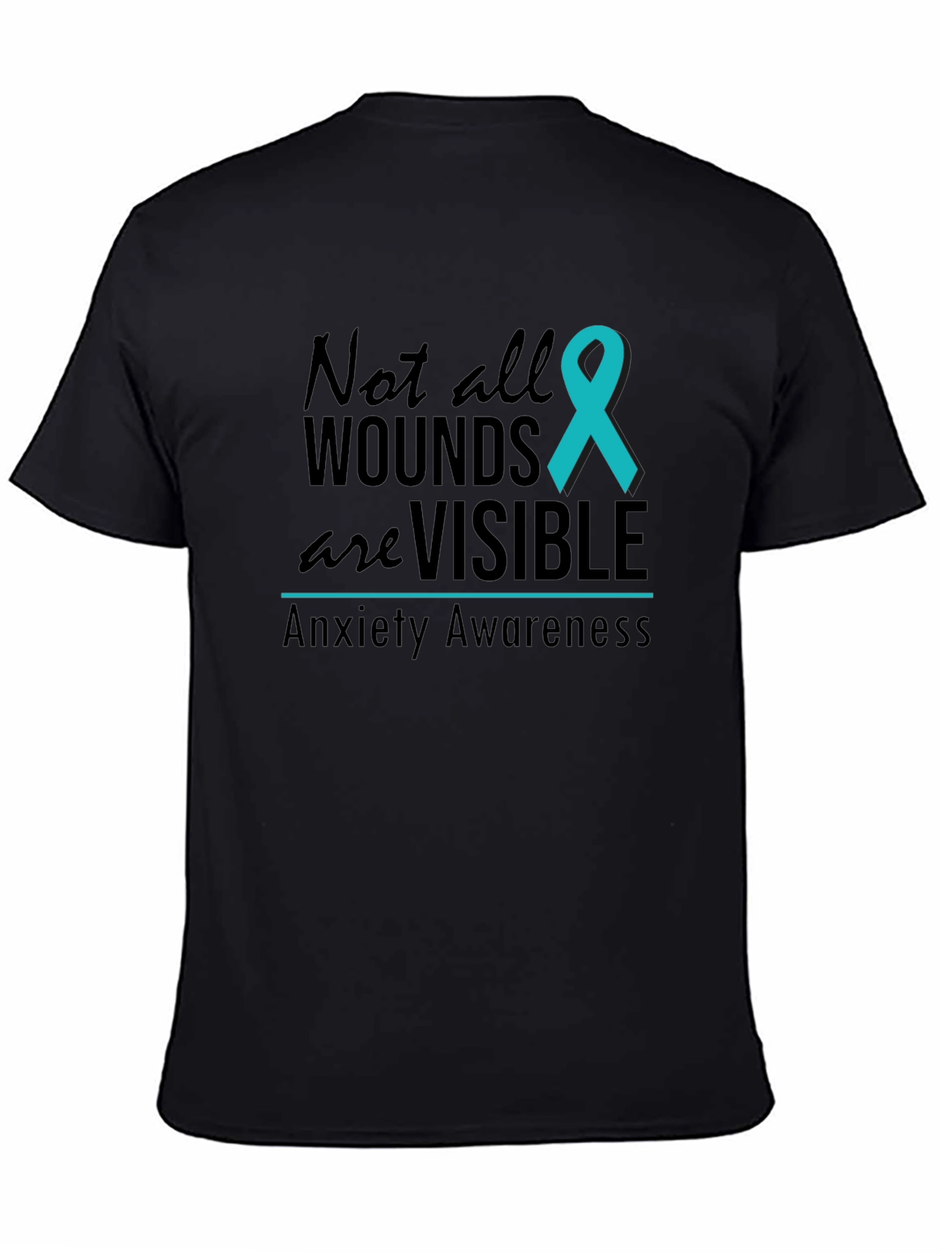 Anxiety Awareness T-Shirt - Not All Wounds are Visible