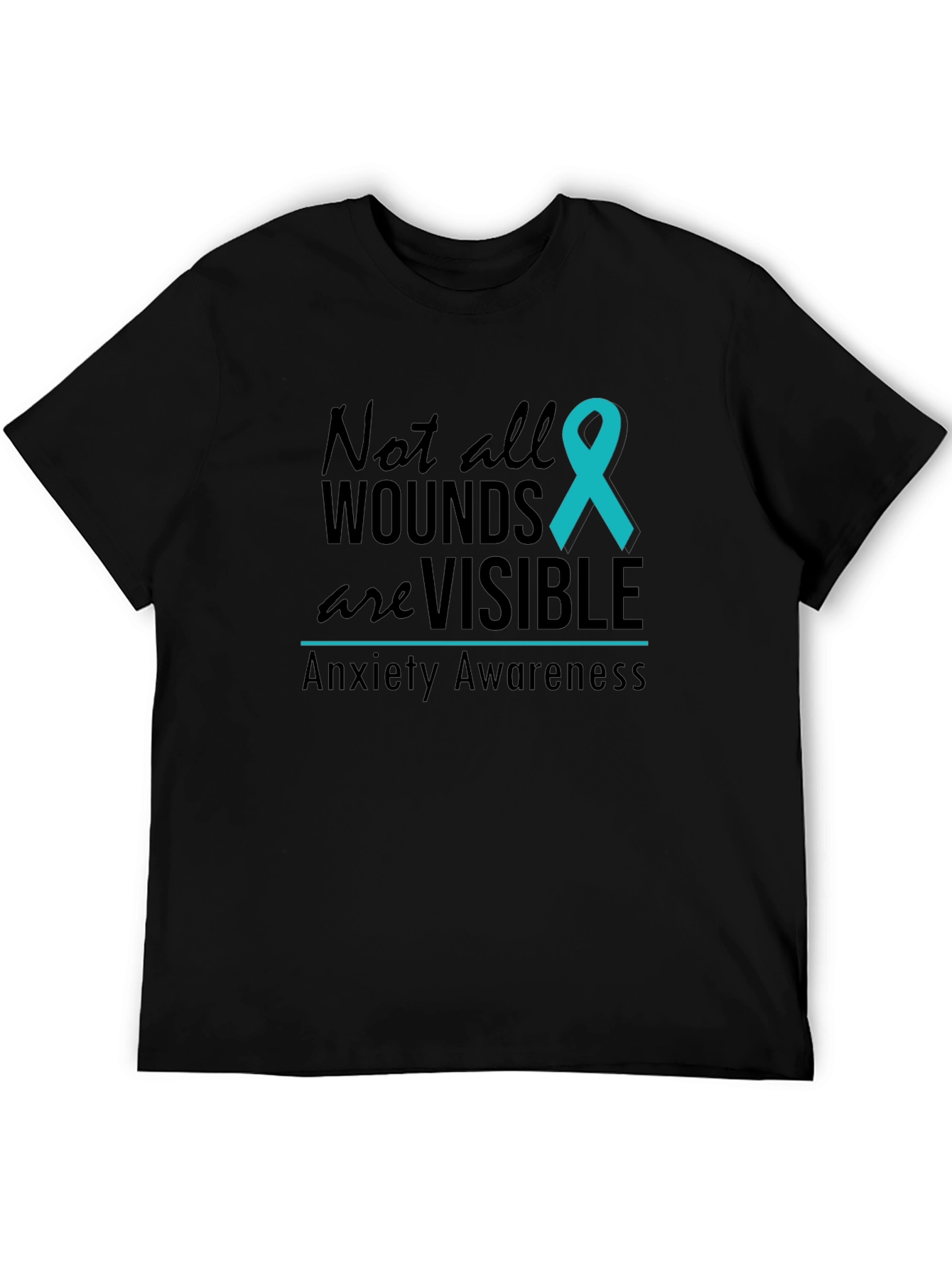 Anxiety Awareness T-Shirt - Not All Wounds are Visible