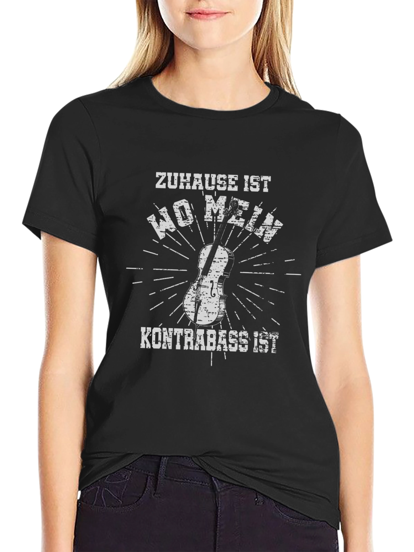 Kontrabass T-Shirt - Where My Bass Is