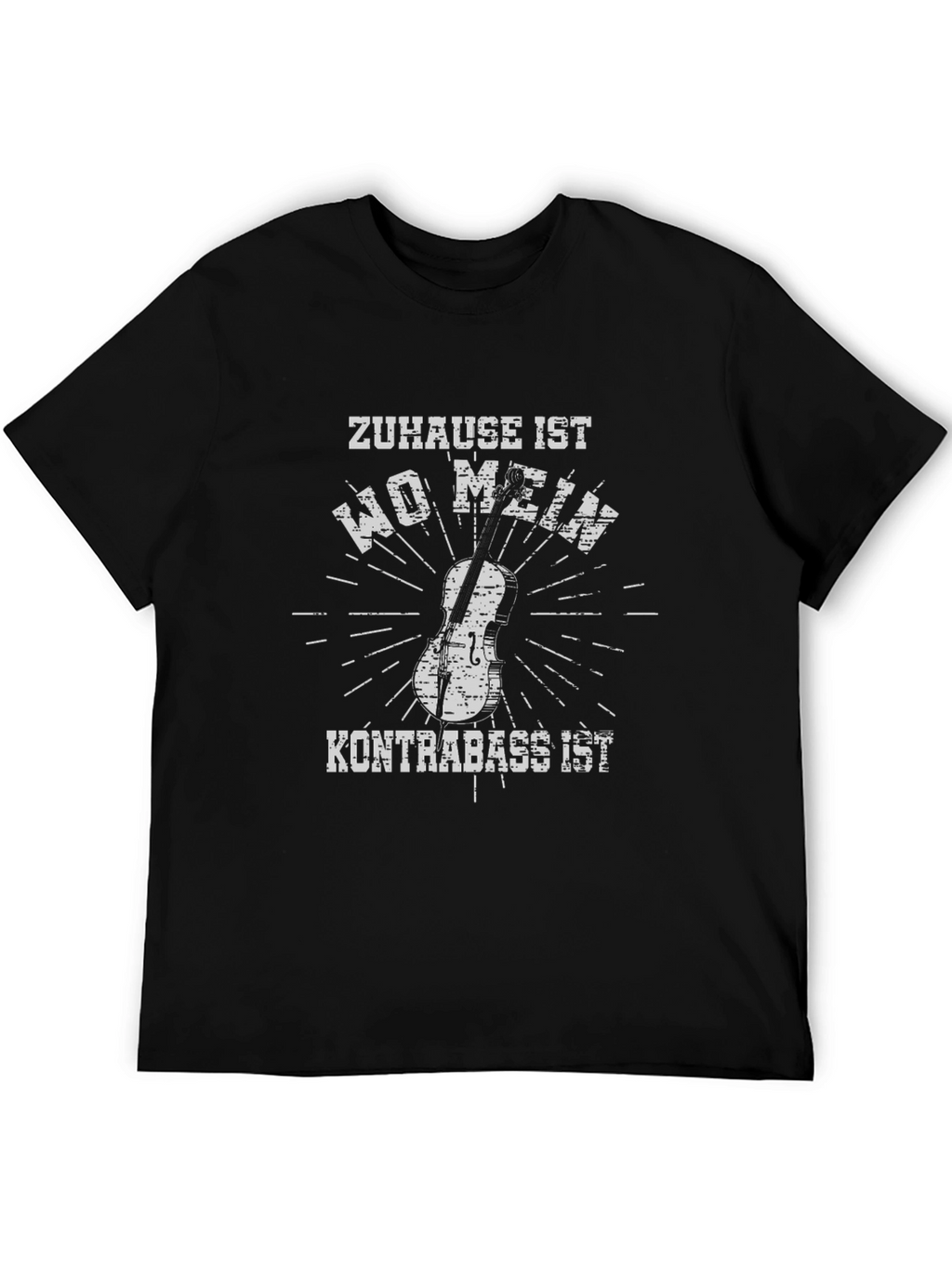 Kontrabass T-Shirt - Where My Bass Is