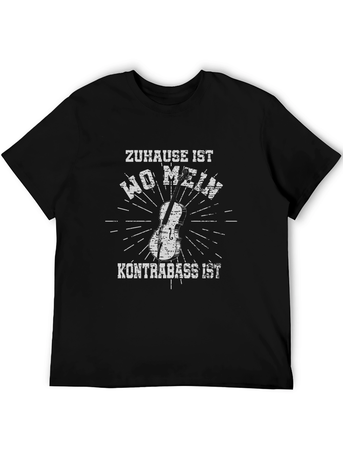 Kontrabass T-Shirt - Where My Bass Is